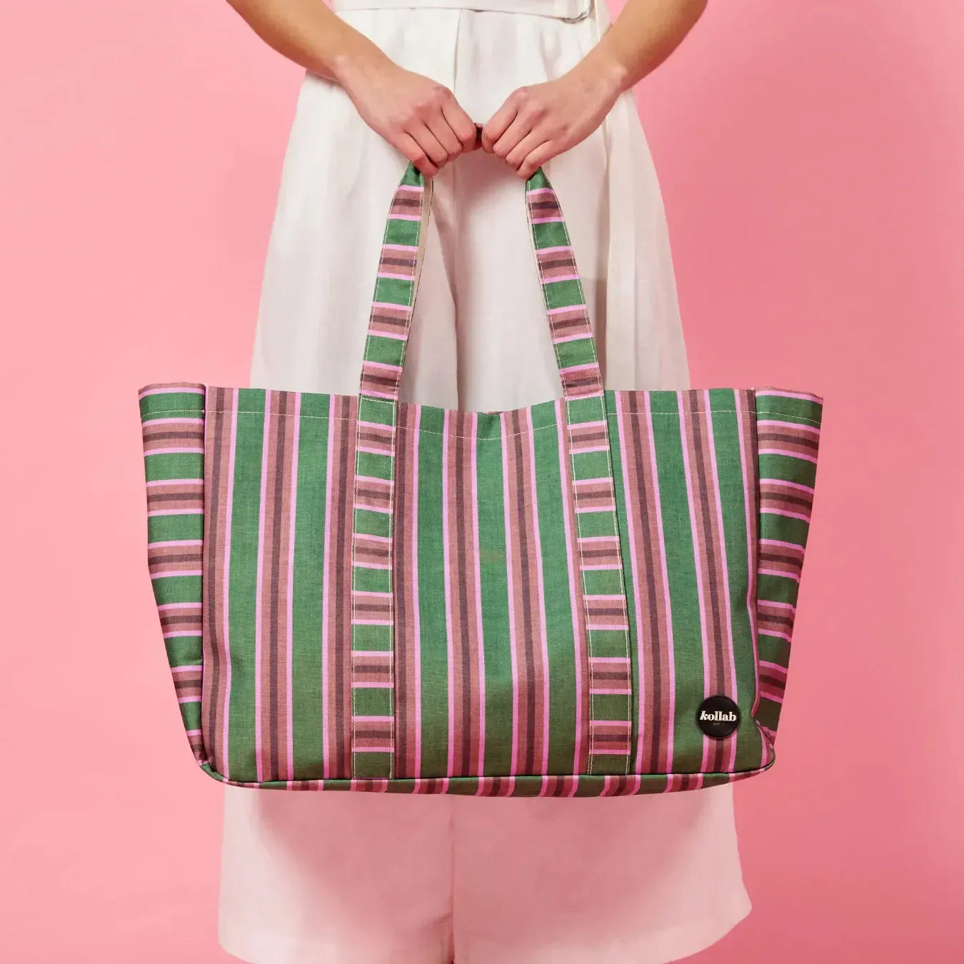 Carryall Cargo Forest Stripe-Travel & Outdoors-Kollab-The Bay Room