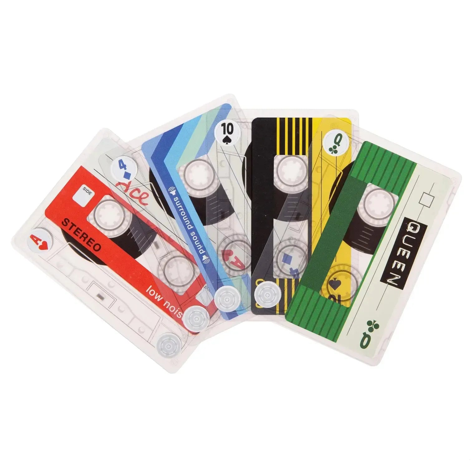 Cassette Playing Cards-Fun & Games-Kikkerland-The Bay Room