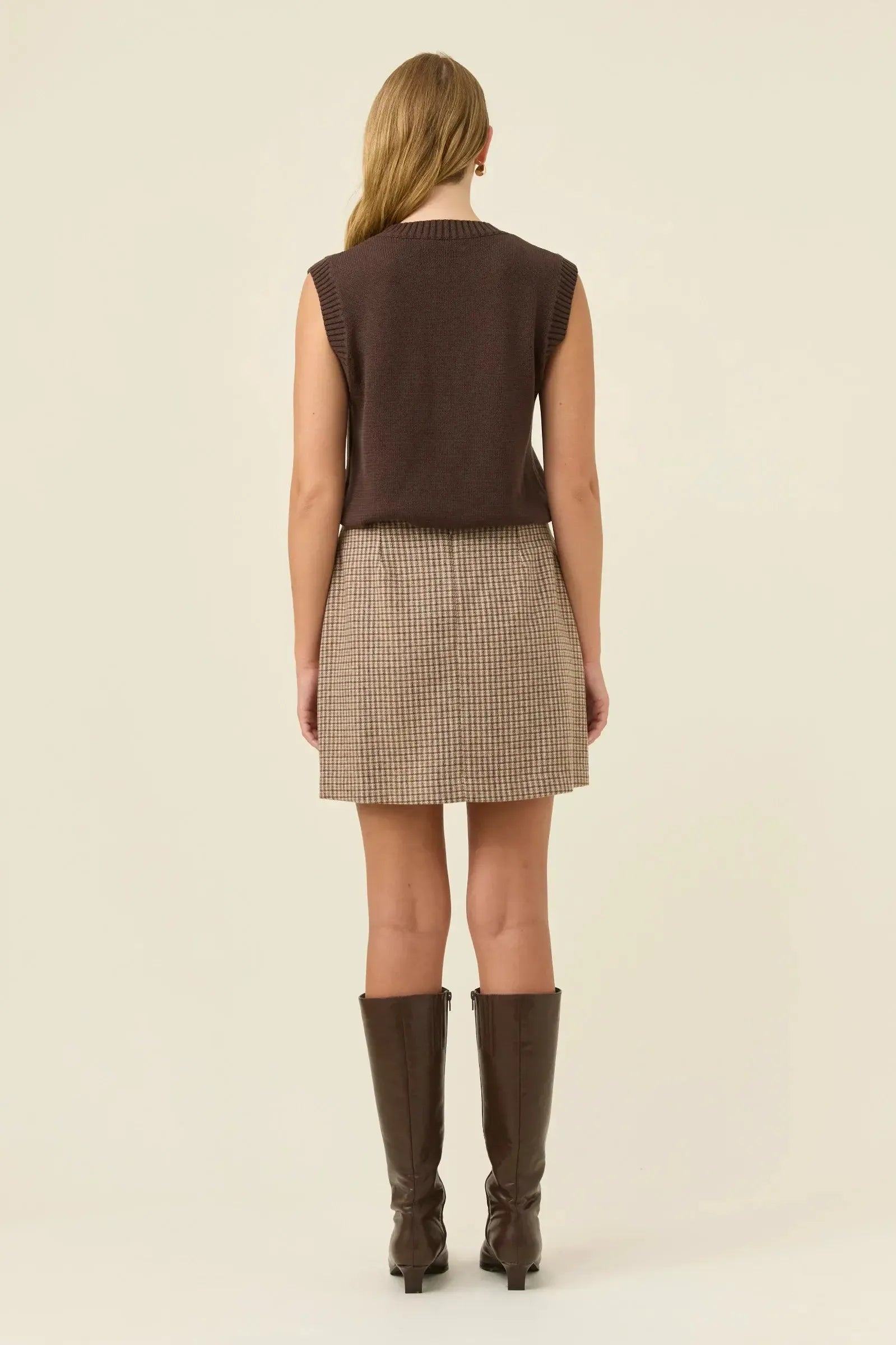 Cassidy Skirt - Taupe-Isle Of Mine-The Bay Room