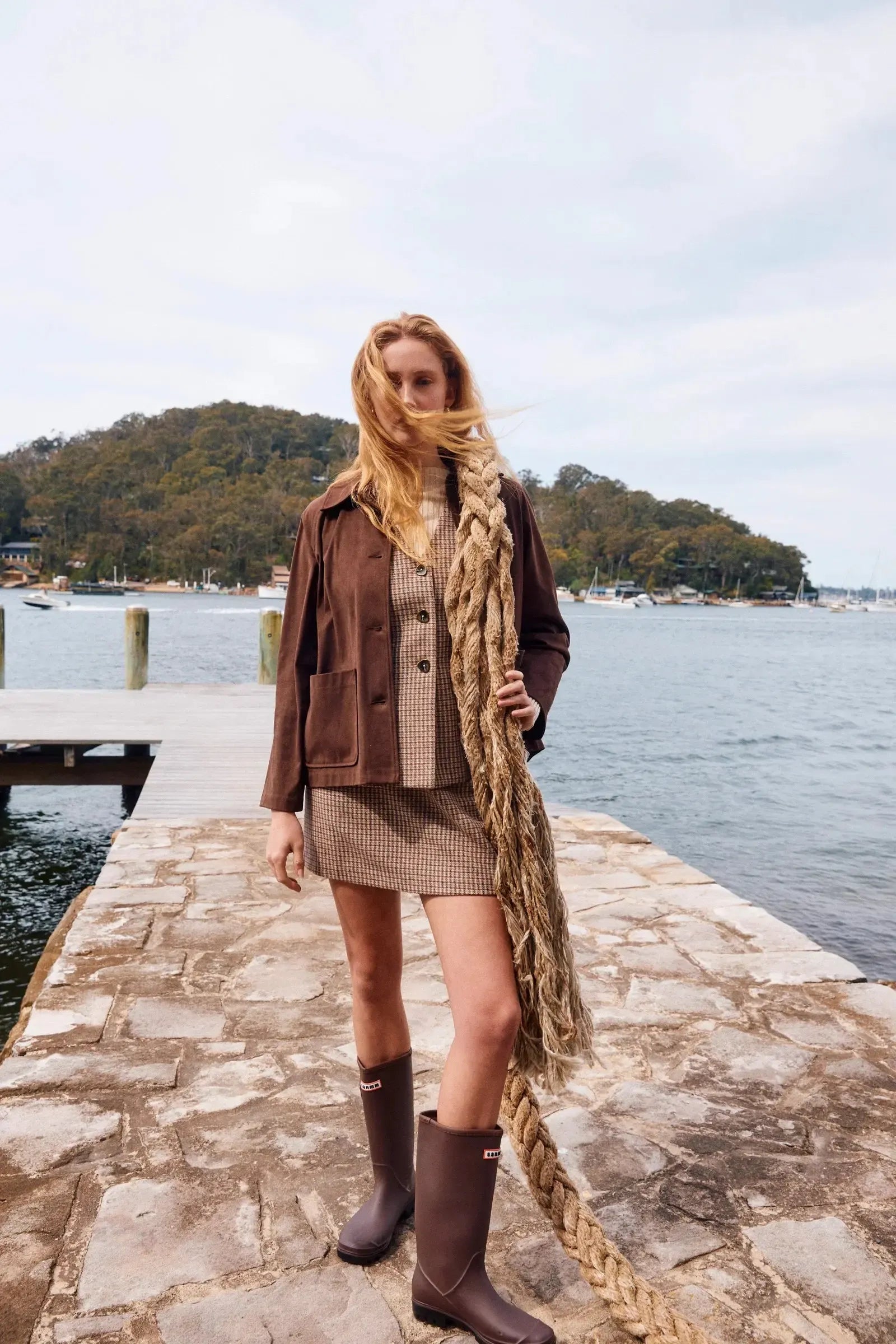 Cassidy Skirt - Taupe-Isle Of Mine-The Bay Room