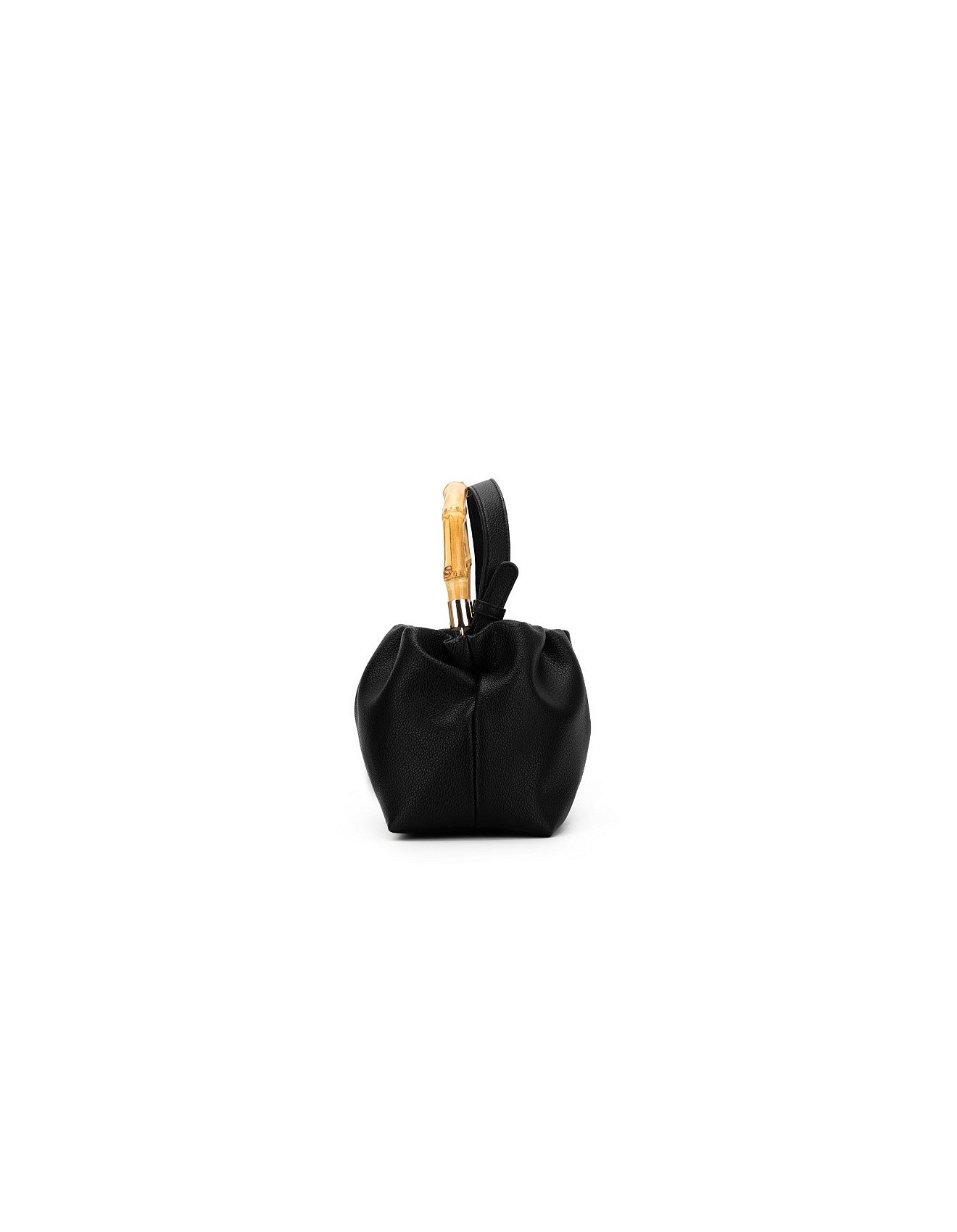 Catalina Black Bamboo Handle Crossbody Bag-Bags & Clutches-Black Caviar Designs-The Bay Room