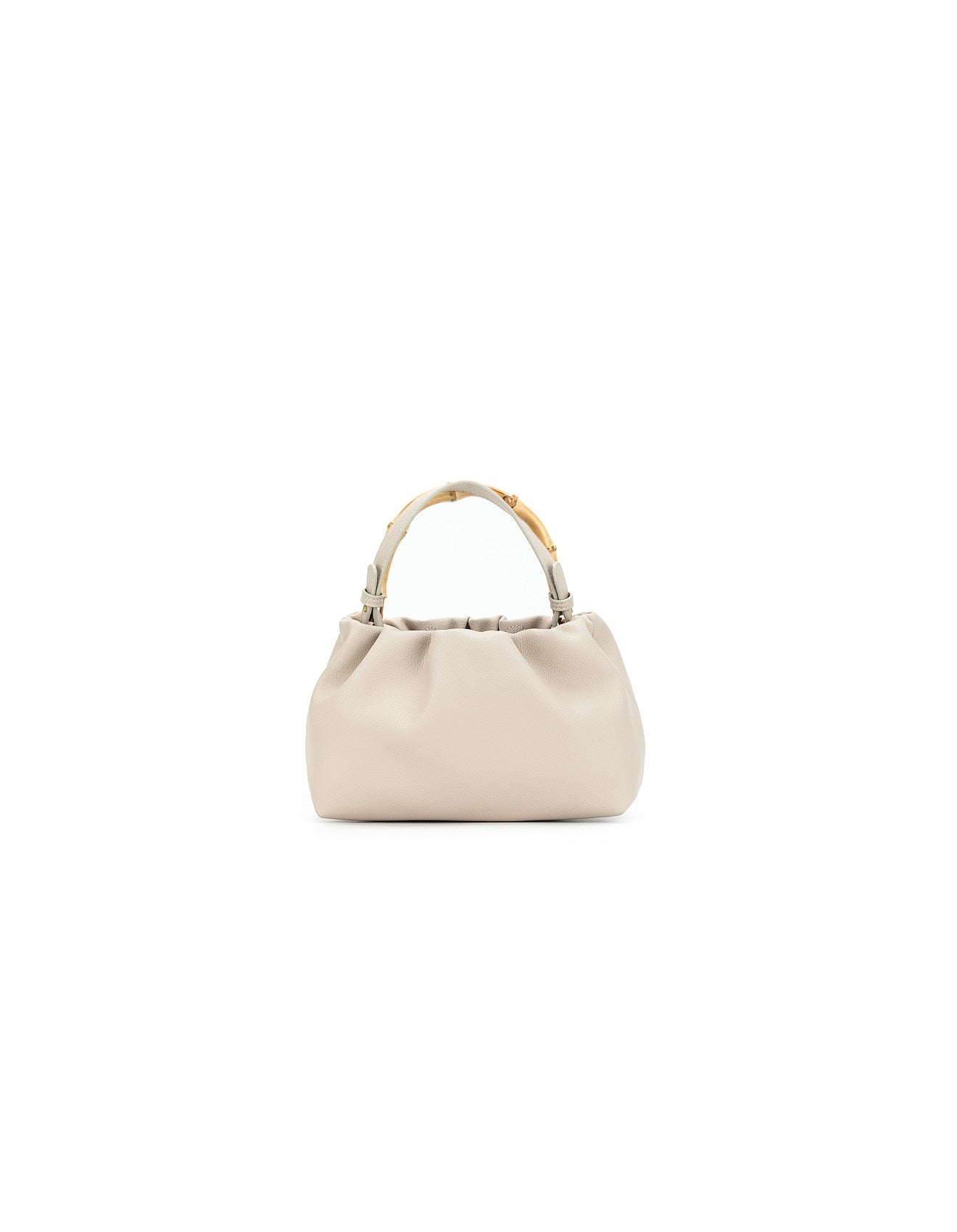 Catalina Oatmeal Bamboo Handle Crossbody Bag-Bags & Clutches-Black Caviar Designs-The Bay Room