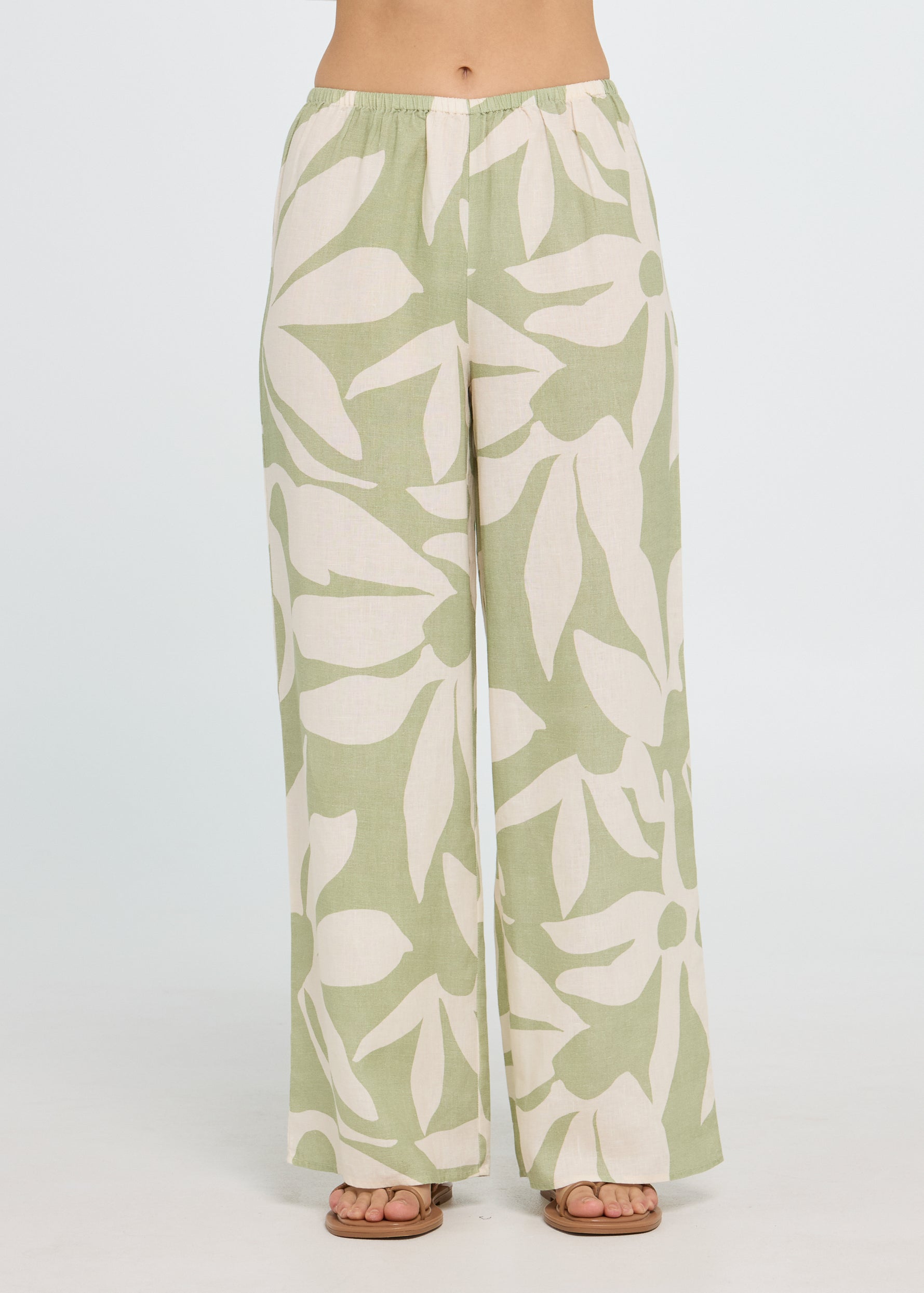 Catalina Pant - Sundial Sage-Pants-Pippa Ridley-The Bay Room