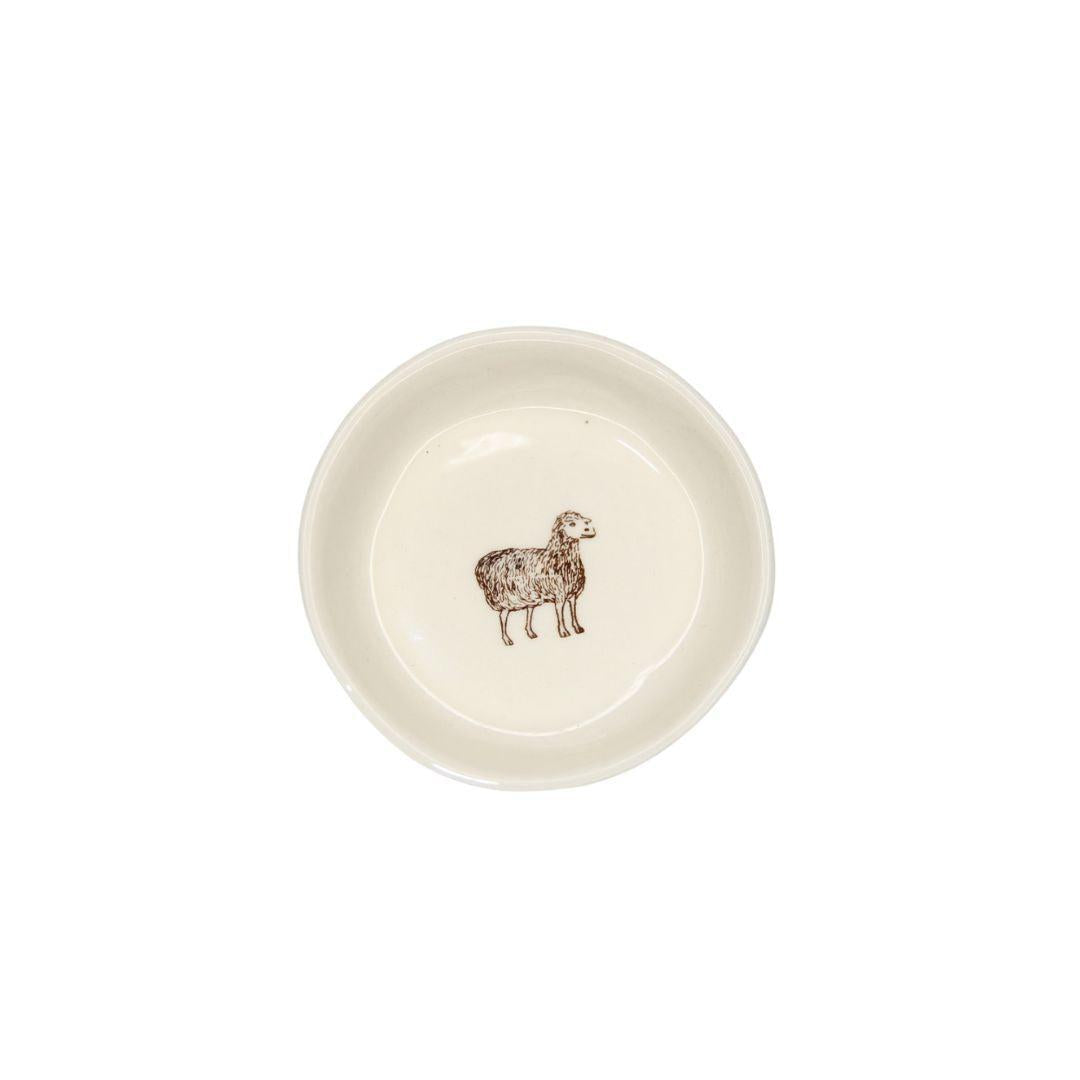 Ceramic Dish Sheep-Decor Items-DWBH-The Bay Room
