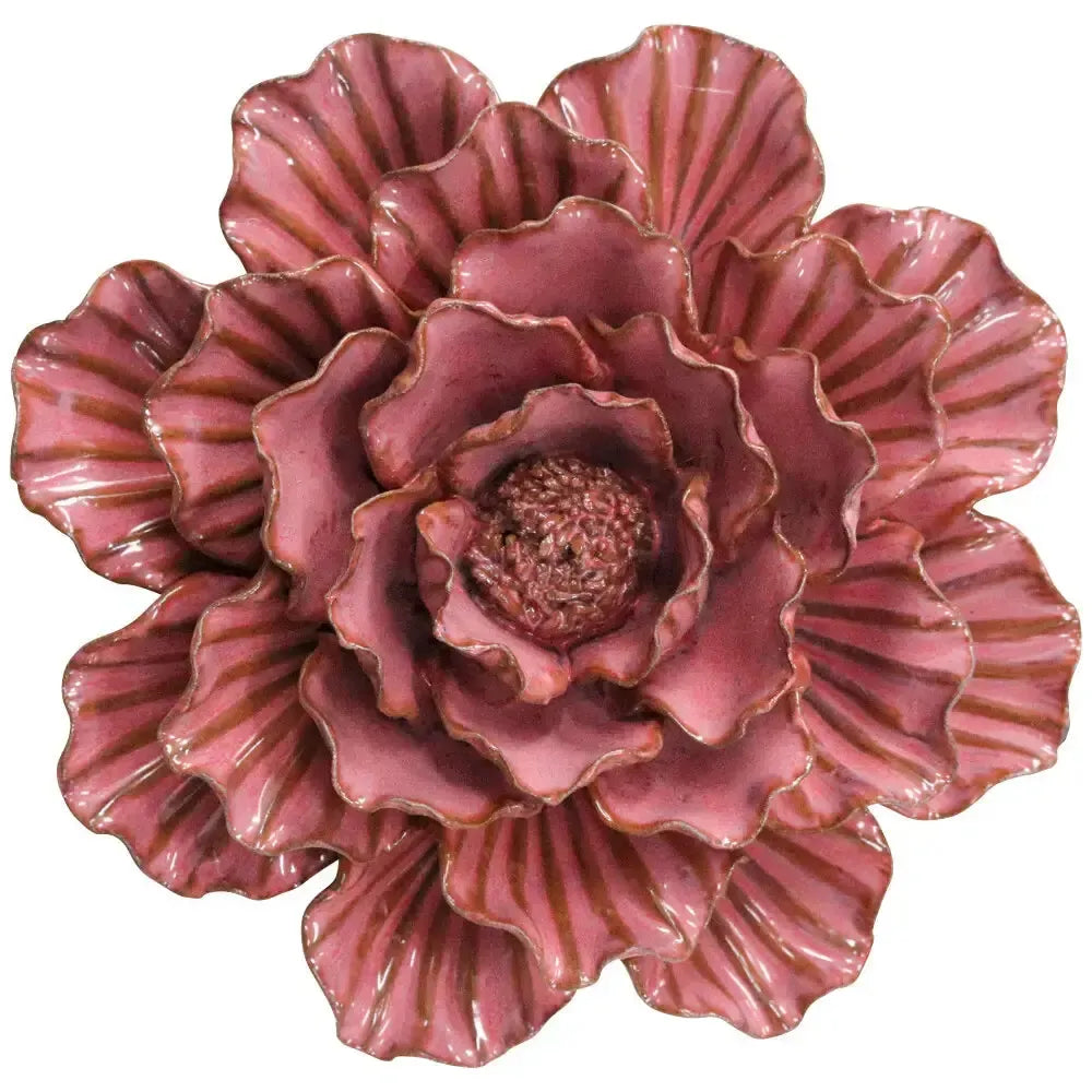 Ceramic Flower Cashel-Wall Decor-Lavida-The Bay Room