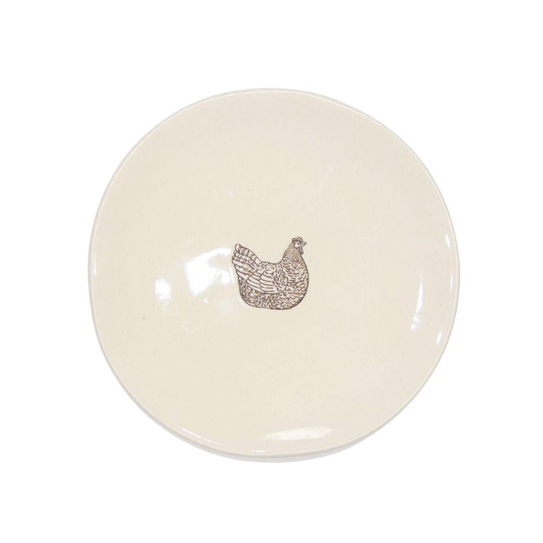 Ceramic Plate Chook-Decor Items-DWBH-The Bay Room