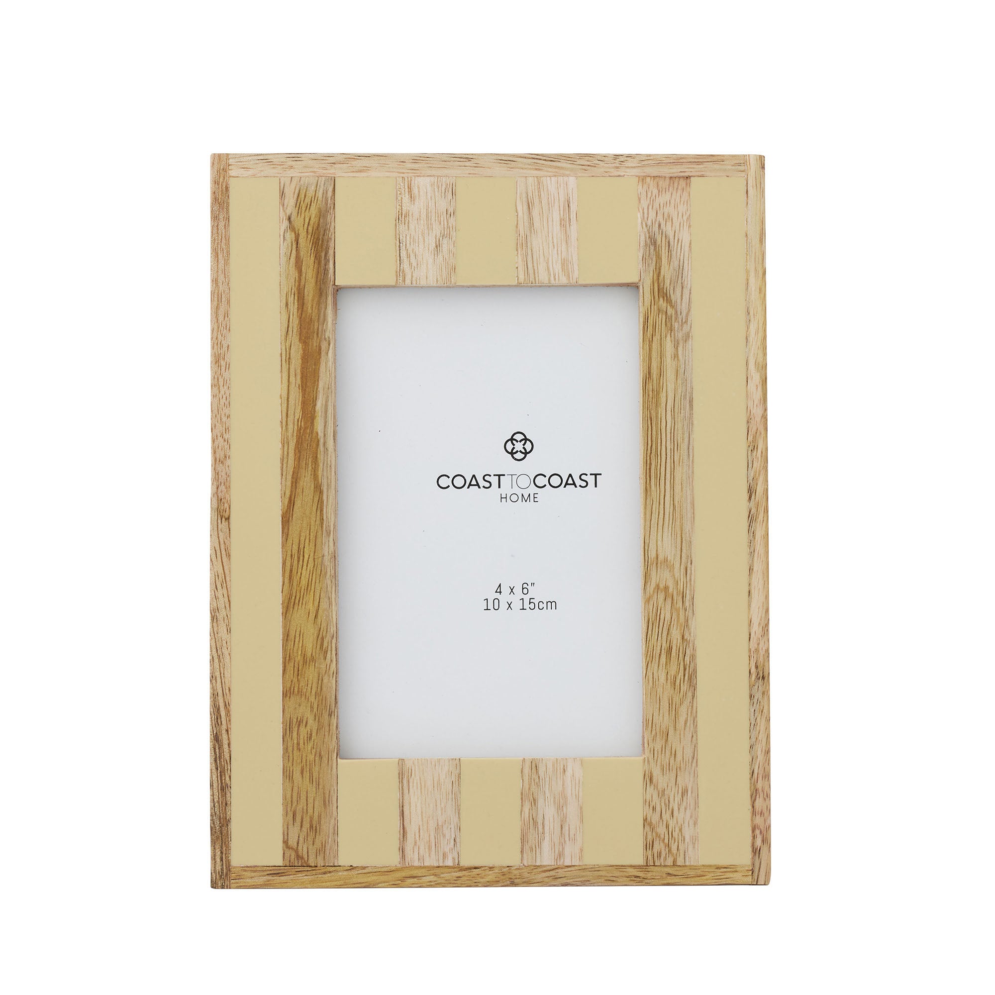 Ceres Wood/Resin 4x6" Photo Frame 16x21cm - Butter-Decor Items-Coast To Coast Home-The Bay Room