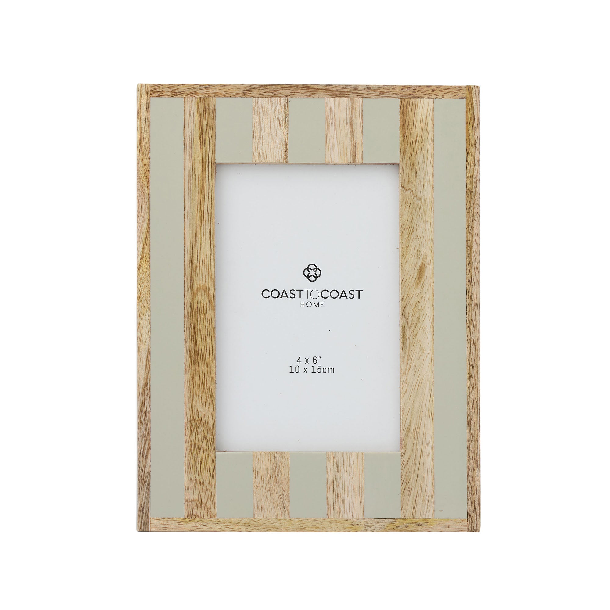 Ceres Wood/Resin 4x6" Photo Frame 16x21cm - Sage-Decor Items-Coast To Coast Home-The Bay Room