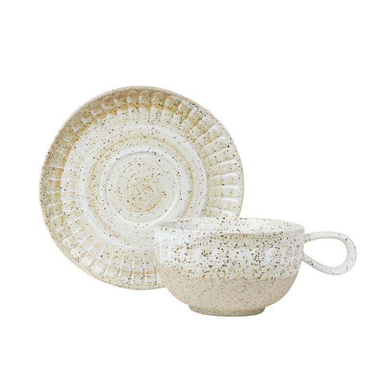 Ceylon Cup & Saucer / White-Dining & Entertaining-Robert Gordon-The Bay Room