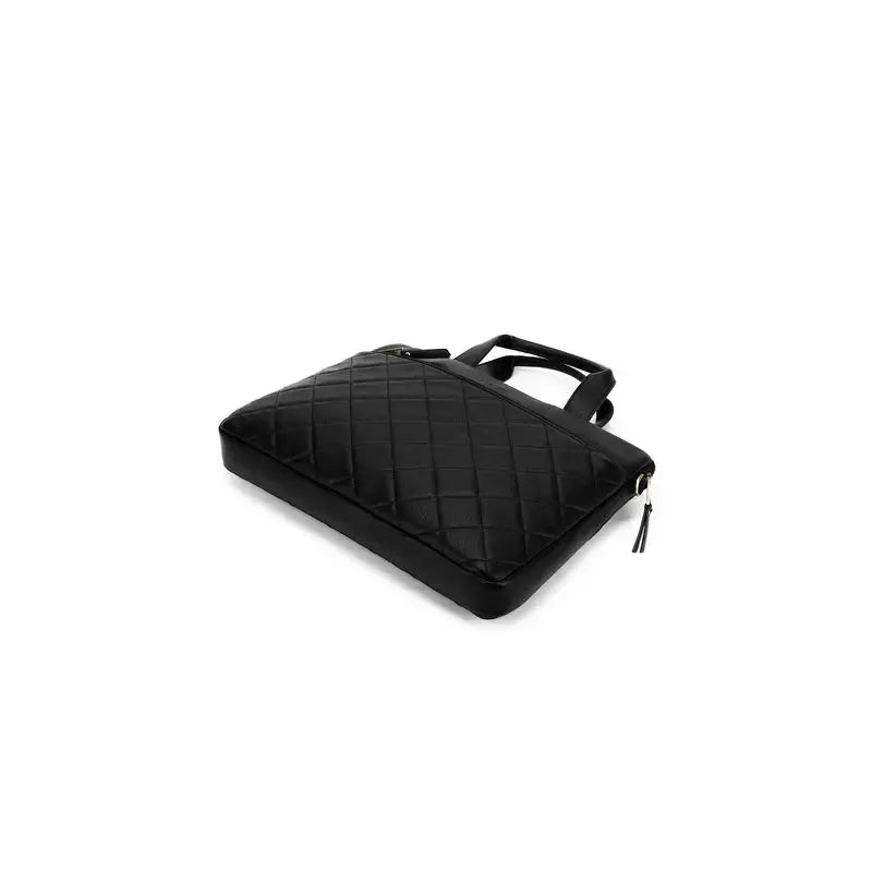 Charlie Black Computer Bag-Bags & Clutches-Black Caviar Designs-The Bay Room