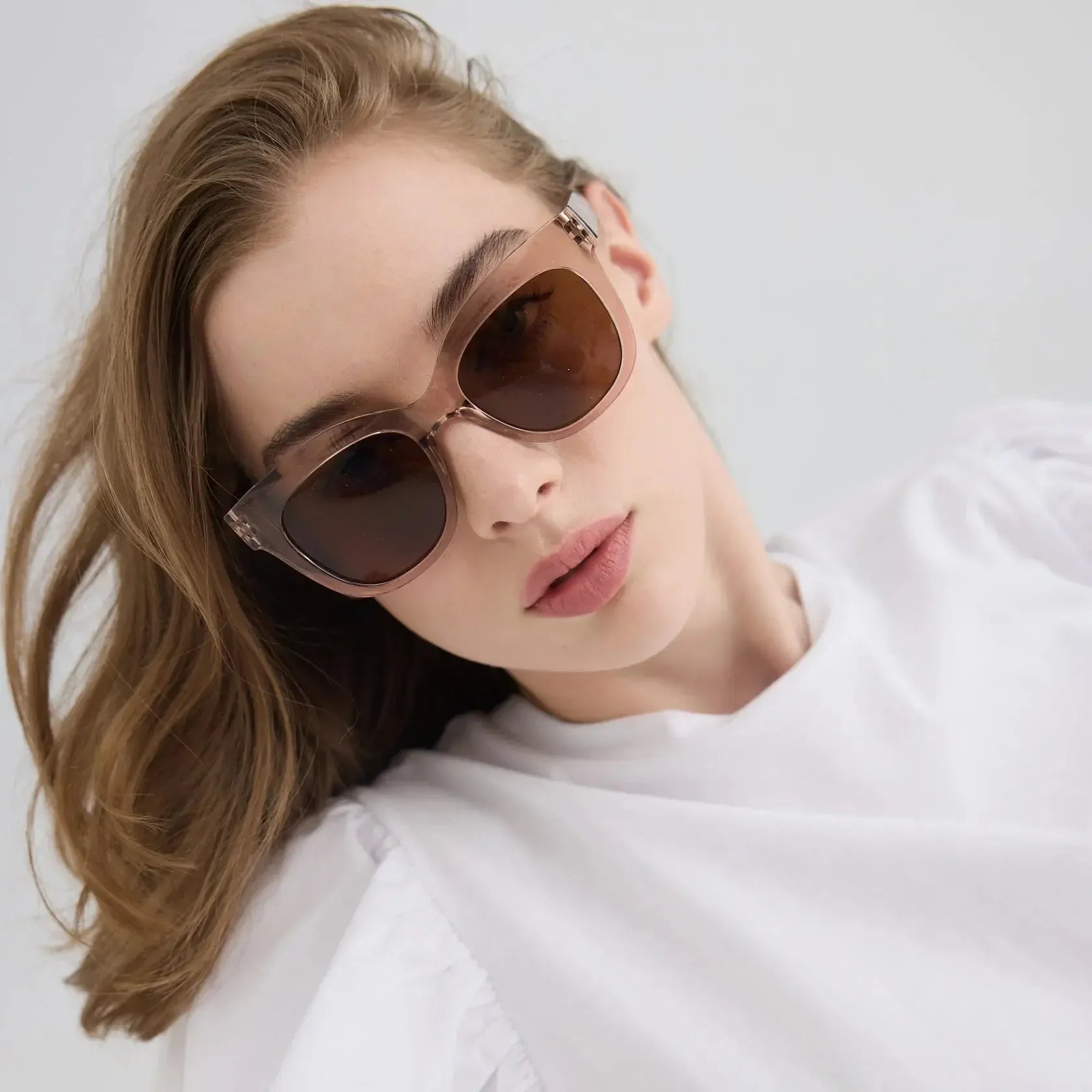 Charlotte Sunglasses - Brown-Headwear & Sunglasses-Captivated Soul-The Bay Room