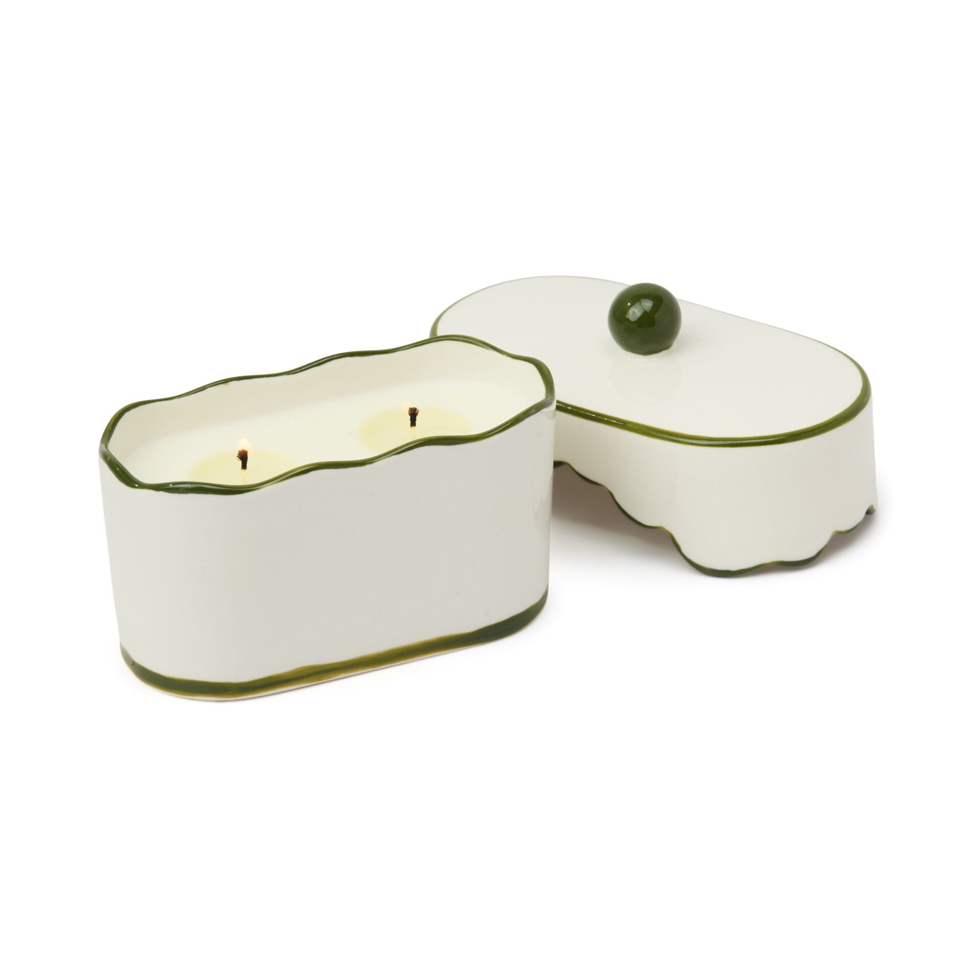 Cherie Ceramic Candle 155g - Smoked Pistachio-Candles & Fragrances-Paddywax-The Bay Room