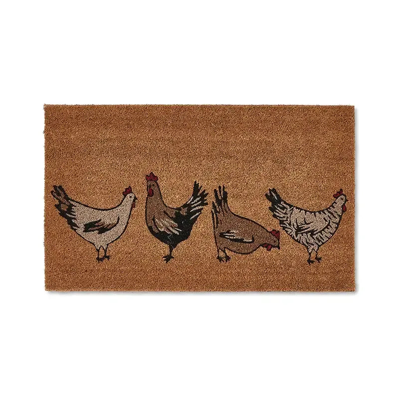 Chickens Doormat 45x75cm-Floor Rugs & Doormats-Madras Link-The Bay Room
