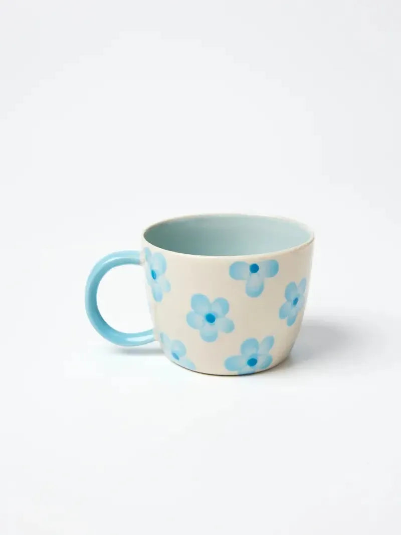 Chino Mug Daisy Blue-Dining & Entertaining-Jones & Co-The Bay Room