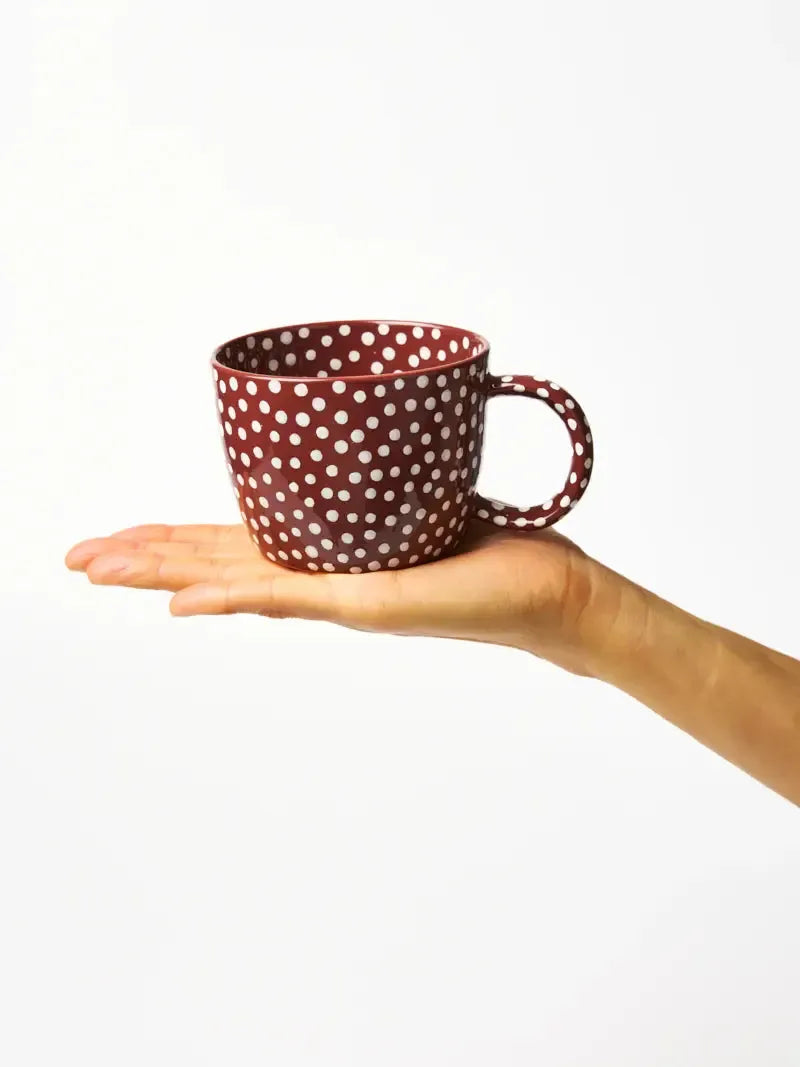 Chino Mug Mahogany Sprinkle-Dining & Entertaining-Jones & Co-The Bay Room