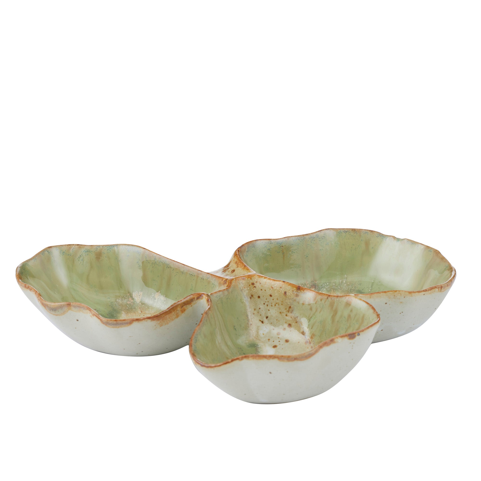 Ciotola Ceramic Dish 20.5x16.5x4.5cm Green-Dining & Entertaining-Coast To Coast Home-The Bay Room