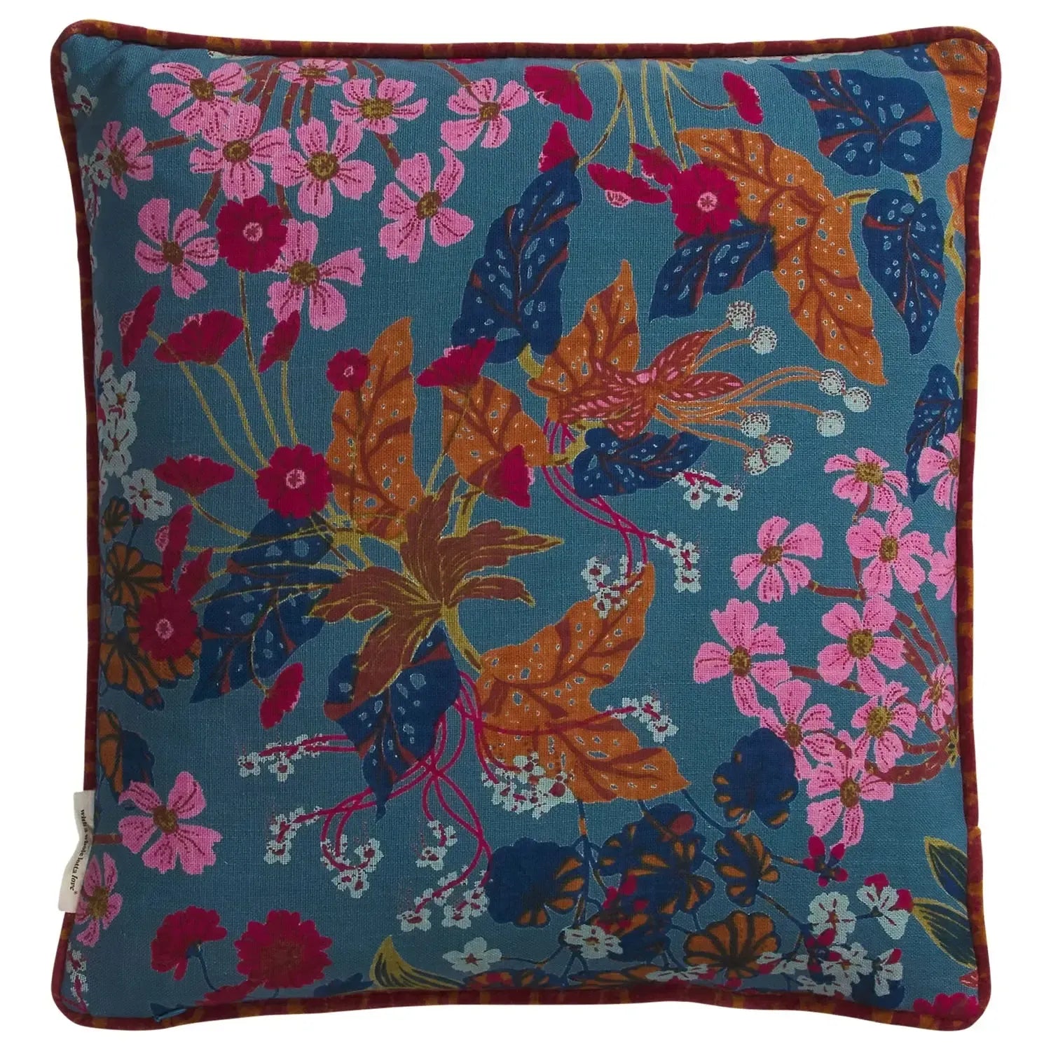 Claire Reversible Cushion - Mustard-Soft Furnishings-Sage & Clare-The Bay Room