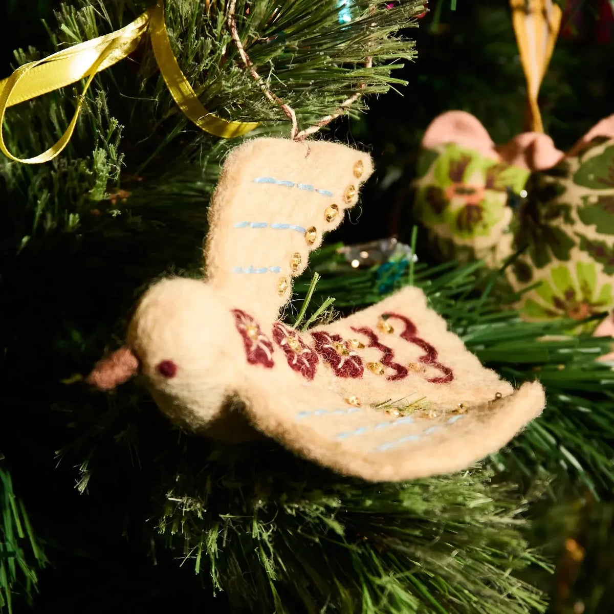 Clara Bird Decoration-Christmas-Sage & Clare-The Bay Room