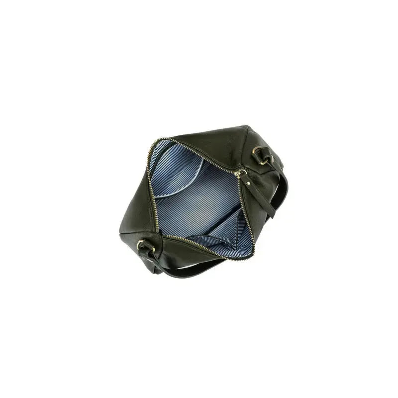 Claudette Dark Olive Shoulder Crossbody Bag-Bags & Clutches-Black Caviar Designs-The Bay Room