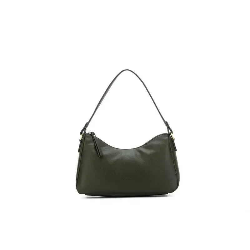 Claudette Dark Olive Shoulder Crossbody Bag-Bags & Clutches-Black Caviar Designs-The Bay Room
