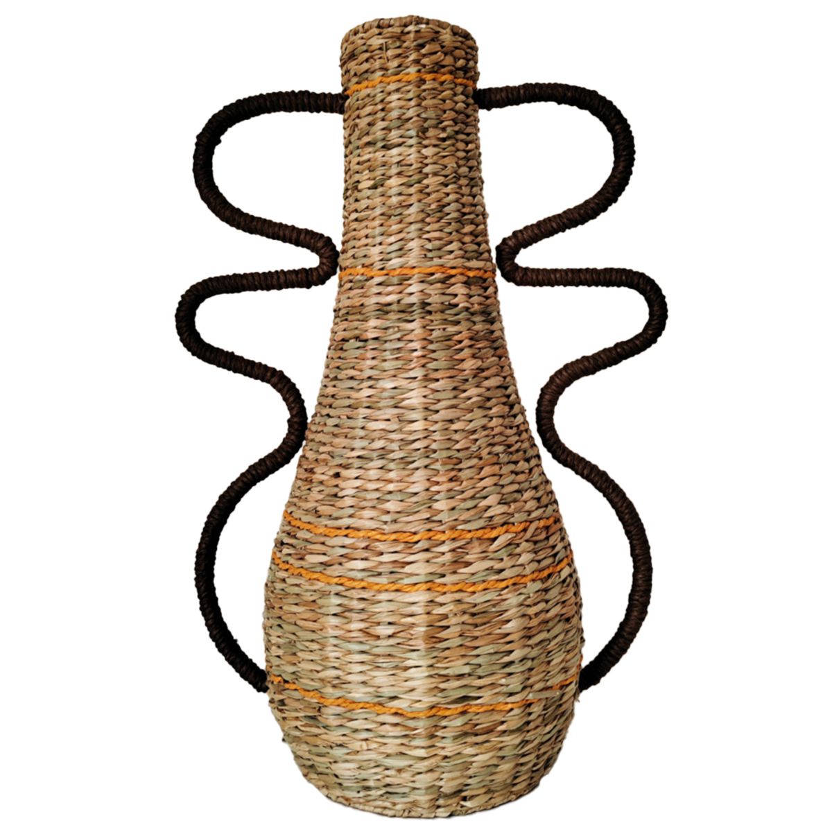 Clem Seagrass Hanging Lamp Shade-Pots, Planters & Vases-DWBH-The Bay Room