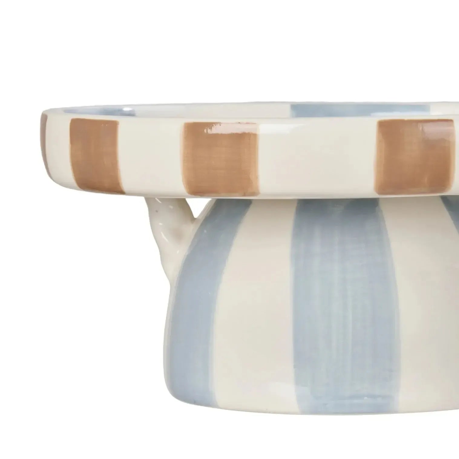 Coco Stripe Dish 20.5x20.5x9cm-Decor Items-Emporium-The Bay Room