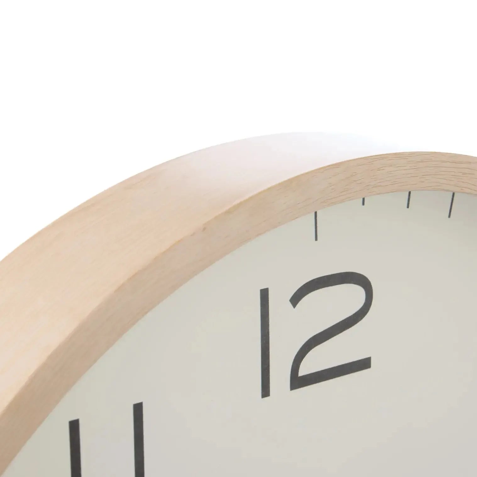 Cody Wall Clock 51x5x51cm White & White Wash-Amalfi-The Bay Room