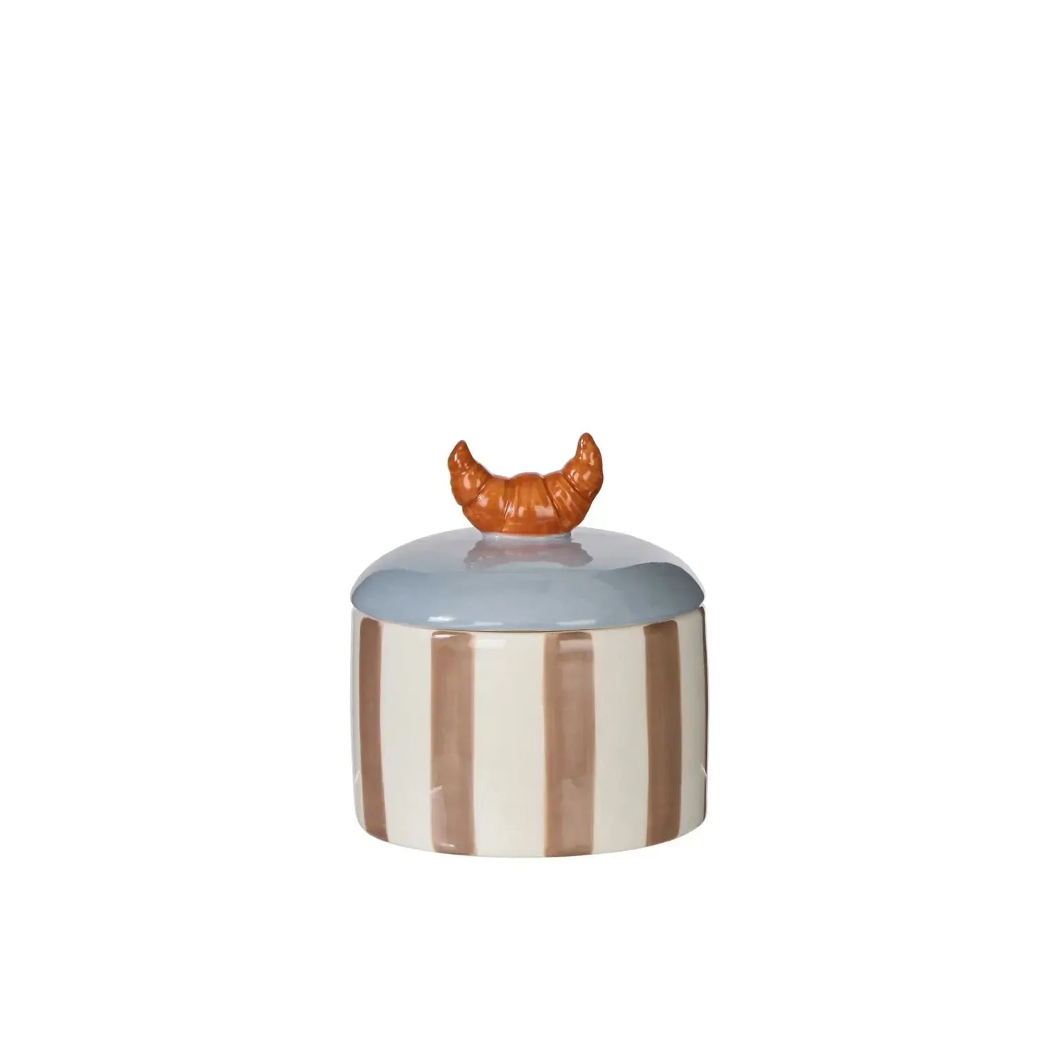 Colette Croissant Stripe Cannister 13x13x15.3cm-Kitchenware-Emporium-The Bay Room