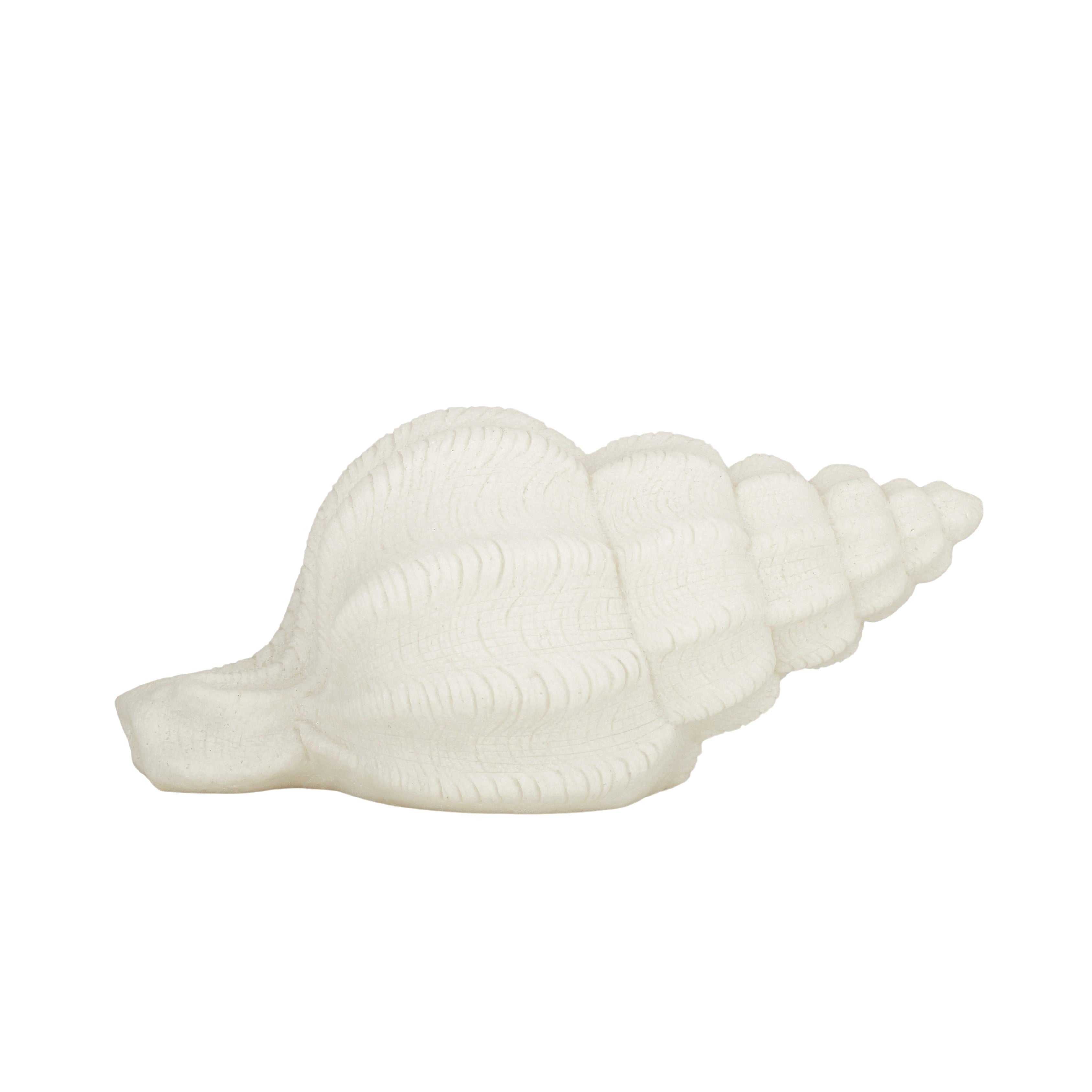 Conch Resin Outdoor Lamp 37x20x16cm lvory-Lighting-Coast To Coast Home-The Bay Room