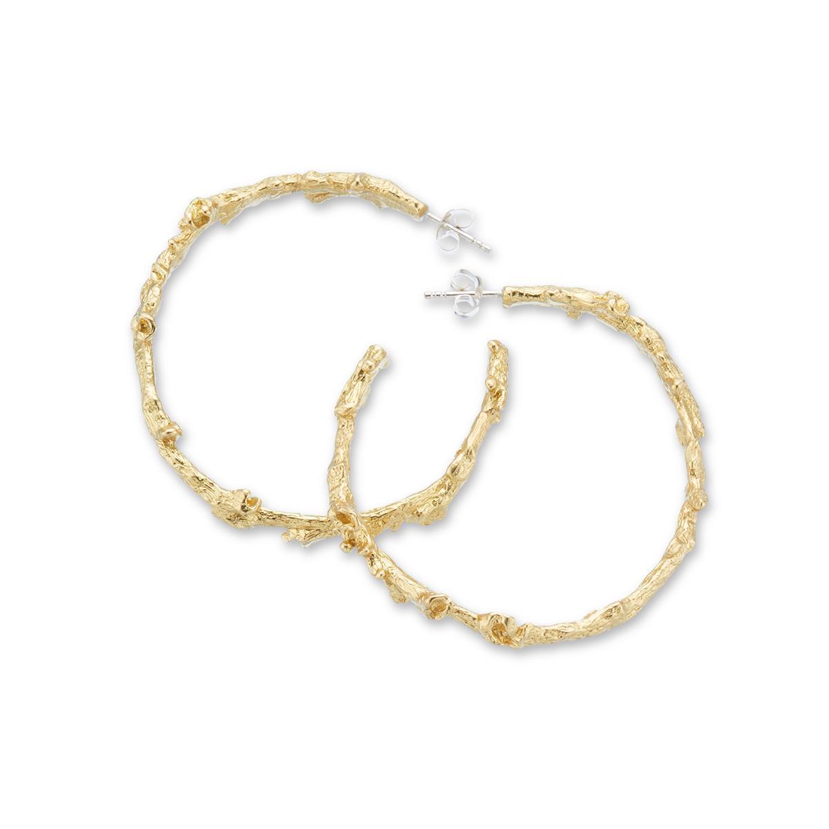 Coral Protection Hoop Earrings-Jewellery-Palas-The Bay Room