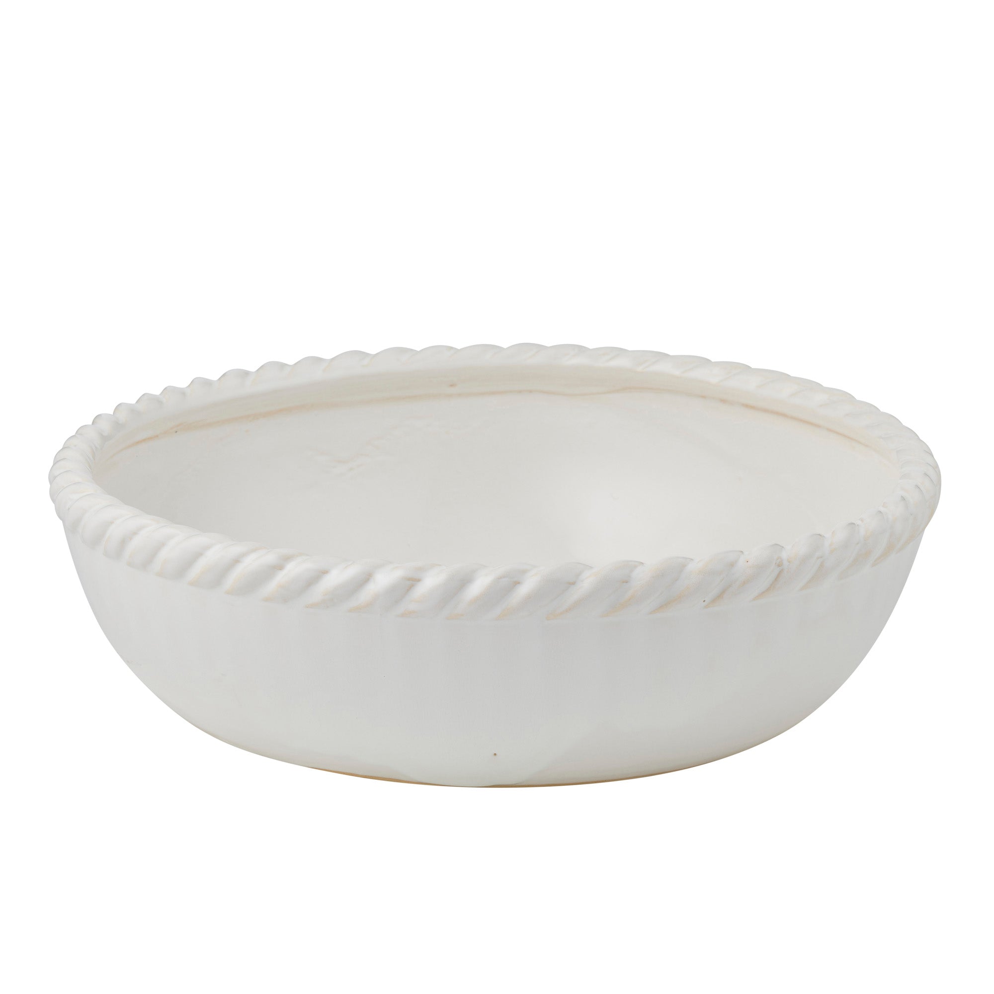 Cordoba Ceramic Bowl 41x11.5cm White-Decor Items-Coast To Coast Home-The Bay Room