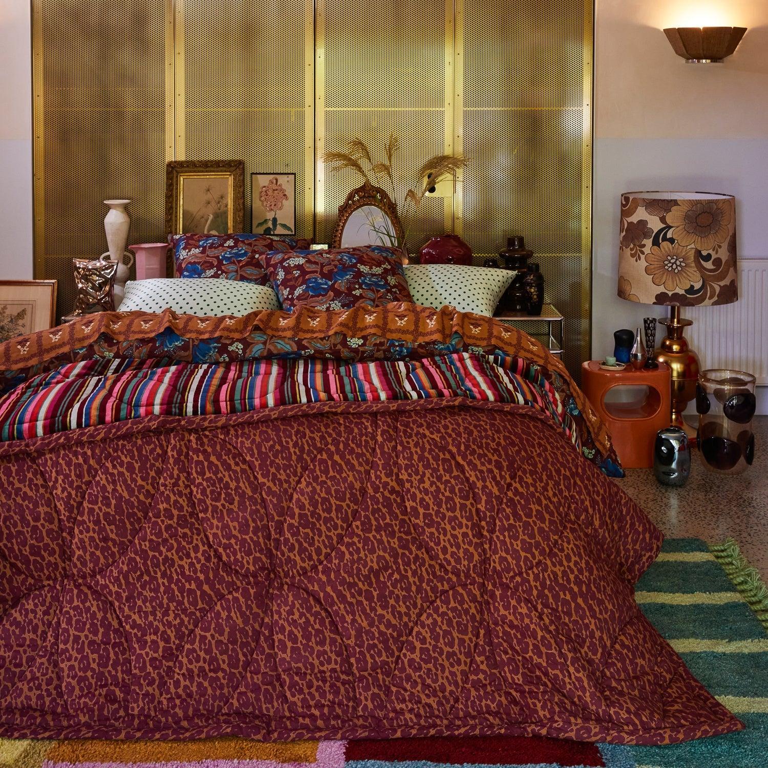 Corinne Velvet Bedcover-Soft Furnishings-Sage & Clare-The Bay Room