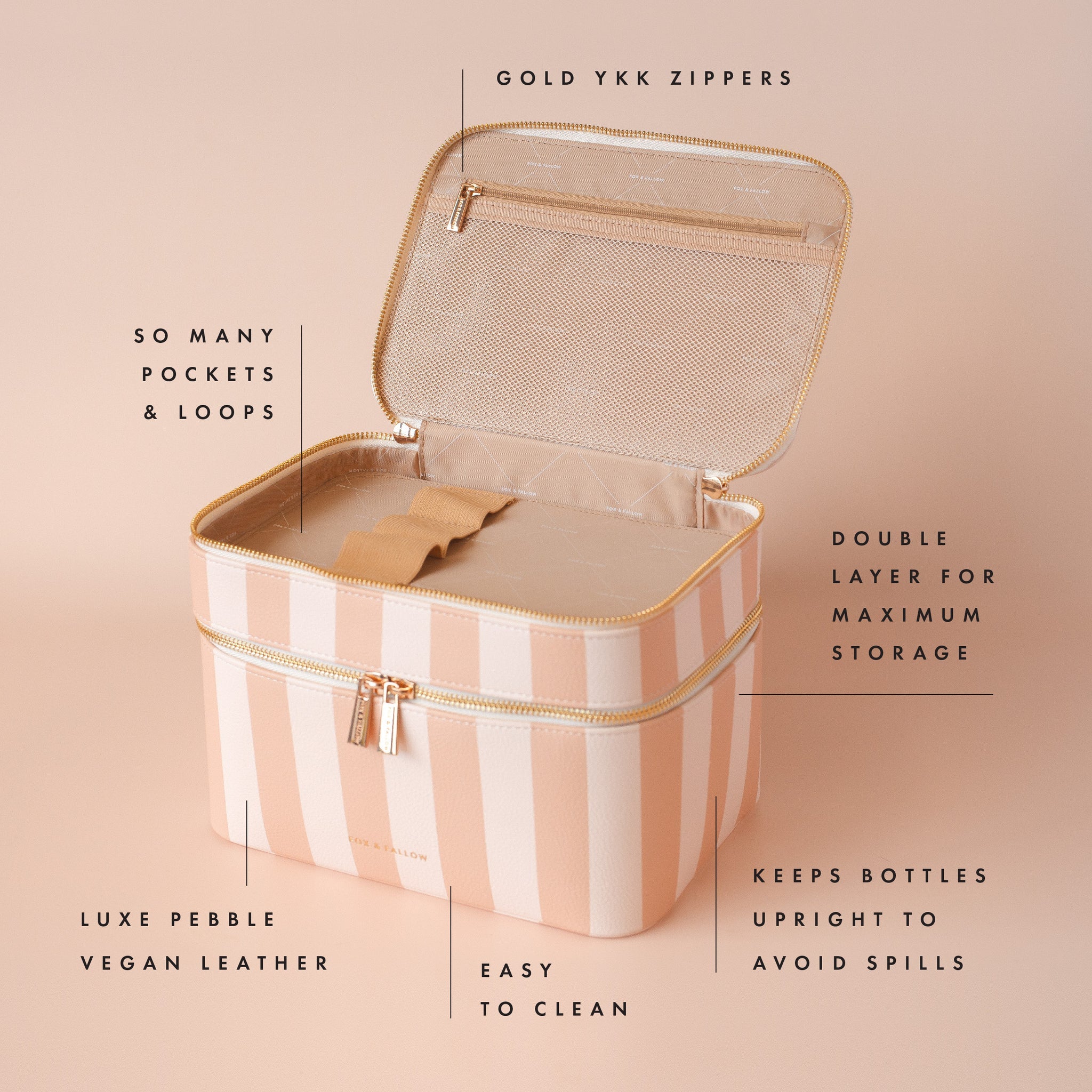 Corsica Vanity Case - 'The Classic'-Beauty & Well-Being-Fox & Fallow-The Bay Room