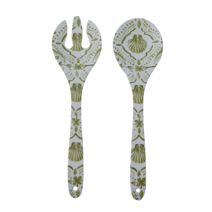 Costiera Set/2 Melamine Servers 33cm Olive-Dining & Entertaining-Coast To Coast Home-The Bay Room