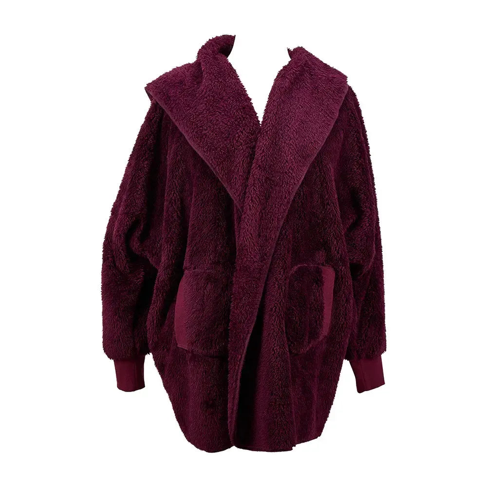Cosy Luxe Cardi - Mulberry-Sleepwear & Robes-Annabel Trends-The Bay Room