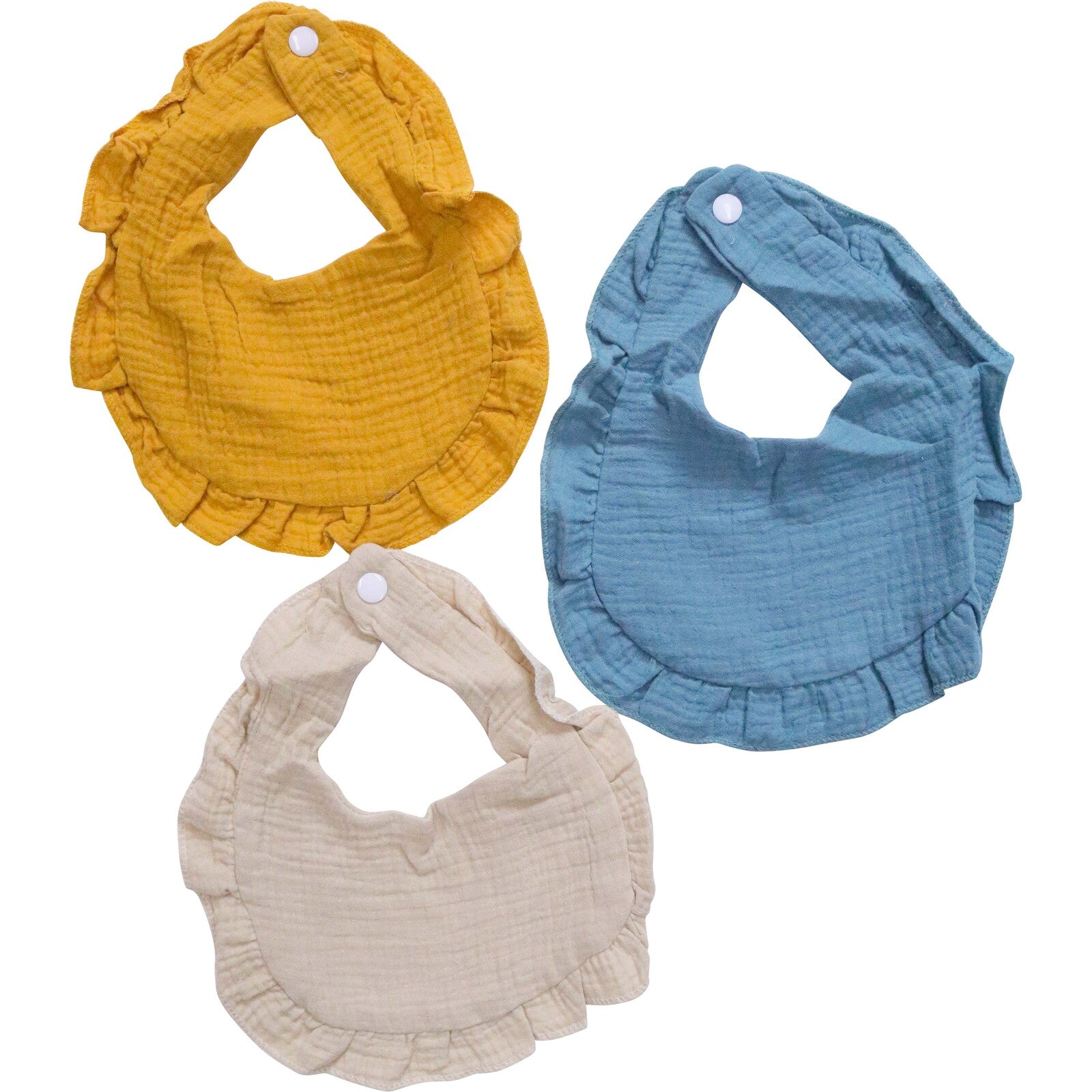 Cotton Bibs Set/3 Harbour-Nursery & Nurture-Lavida-The Bay Room