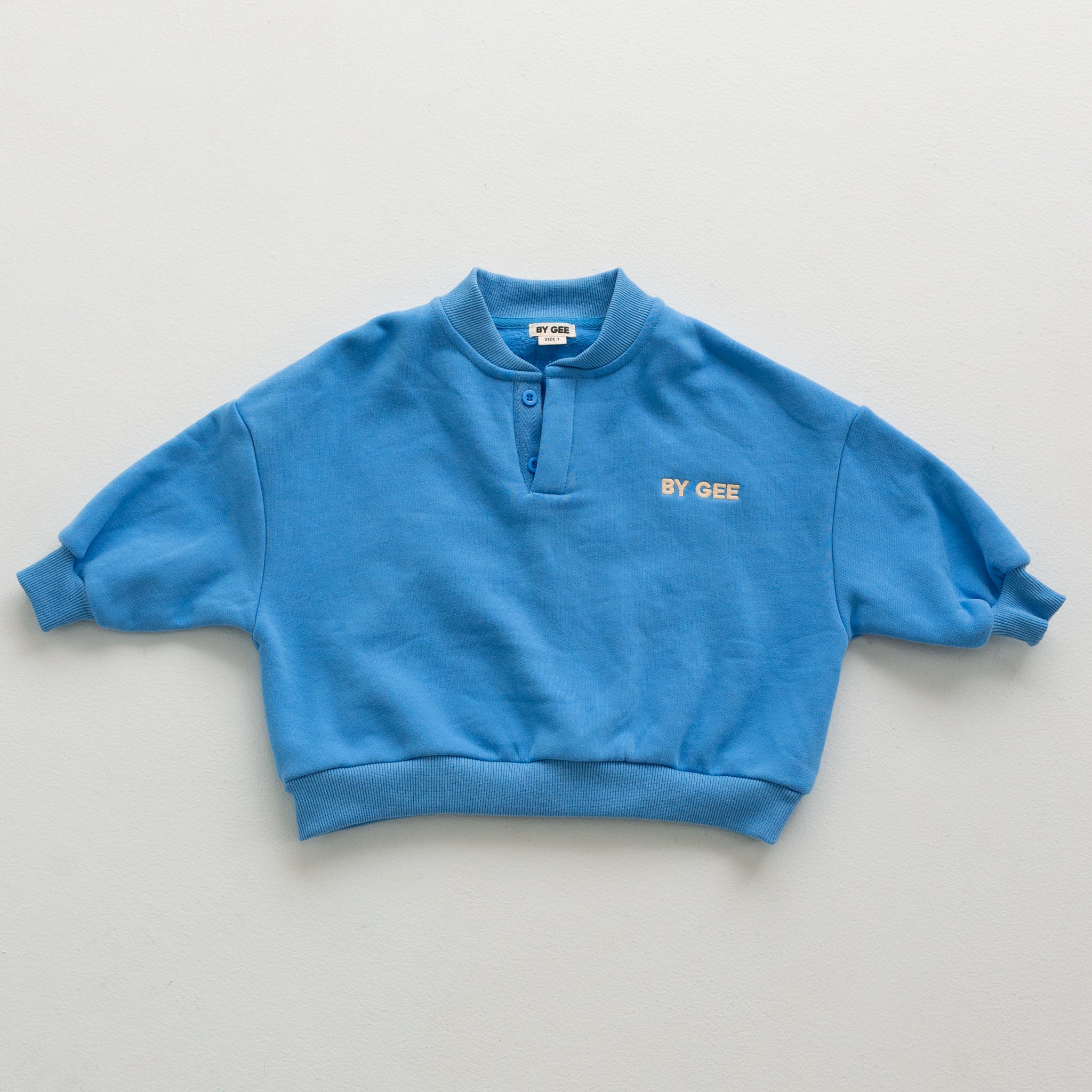 Cotton Boxy Sweatshirt - Bluebird-Clothing & Accessories-BY GEE-The Bay Room