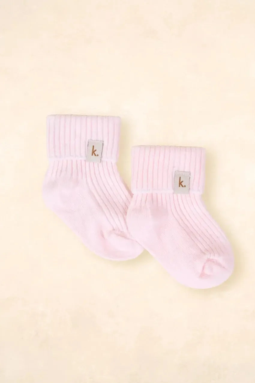 Cotton Ribbed Baby Socks-Nursery & Nurture-Kiin-The Bay Room