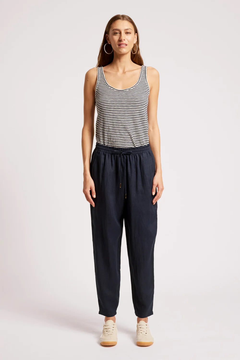 Cove Pant - Indigo-Pants-Eb & Ive-The Bay Room