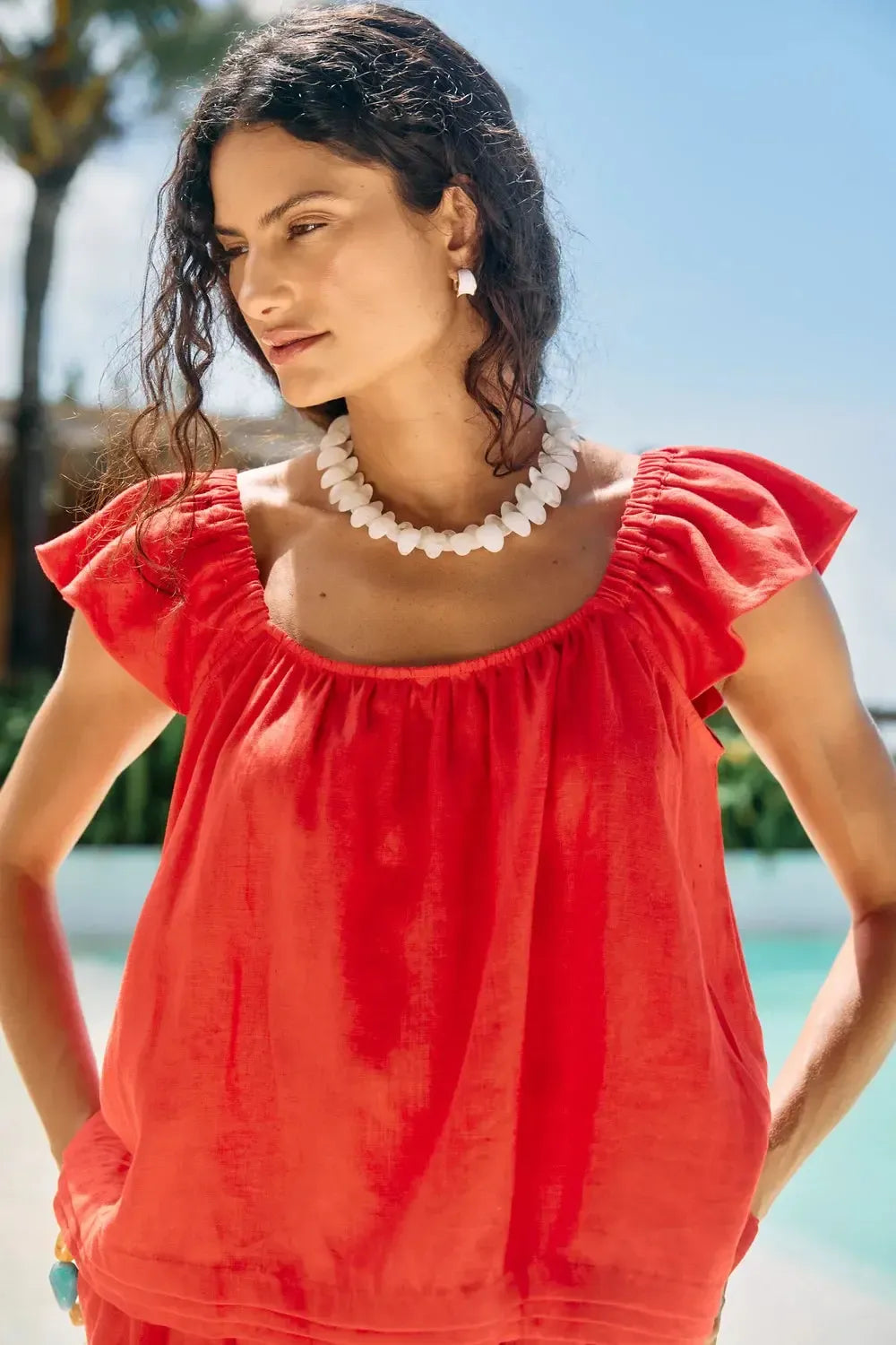 Cove Top - Aperol-Tops-Eb & Ive-The Bay Room