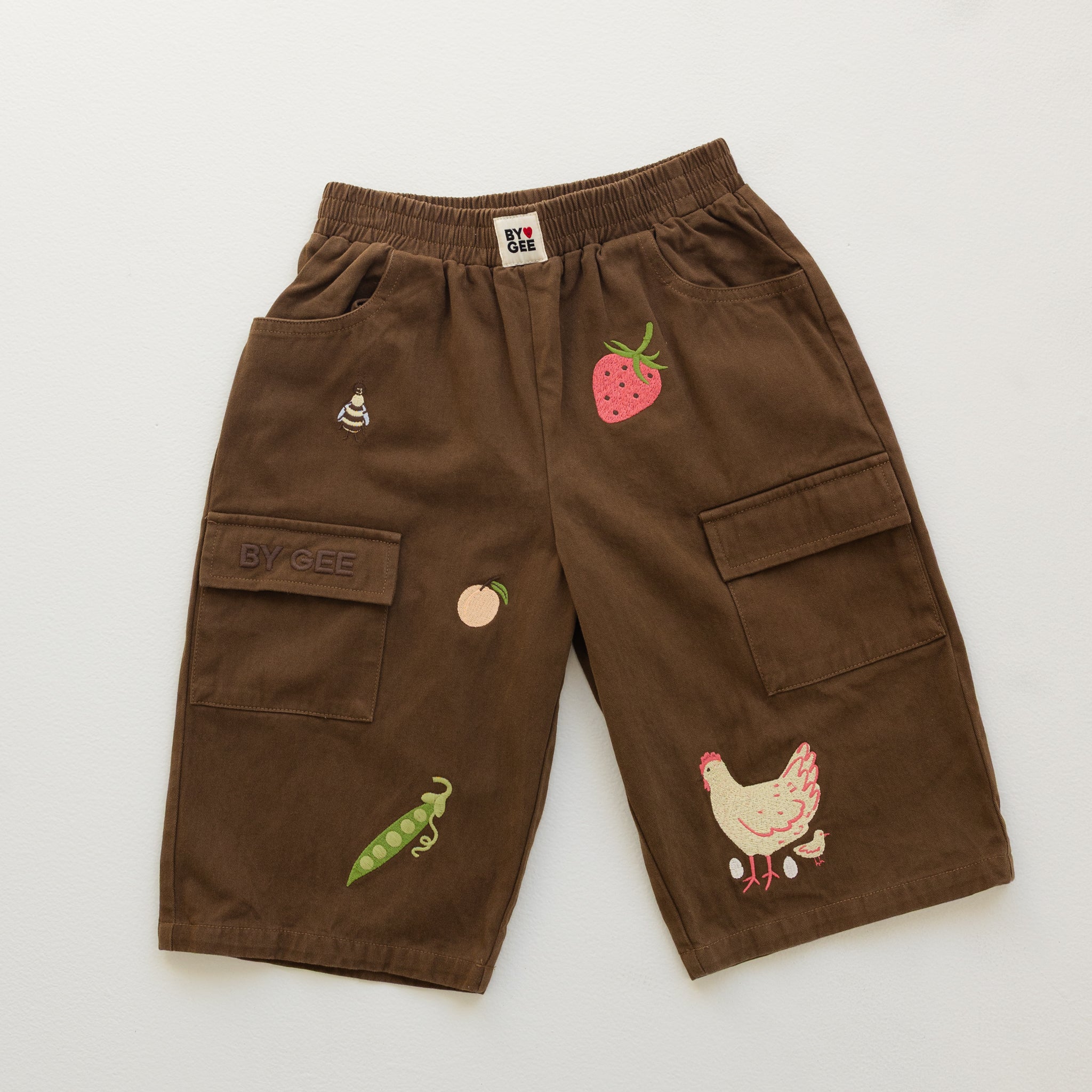 Cropped Wide Leg Cargo Pant - Chocolate-Clothing & Accessories-BY GEE-The Bay Room