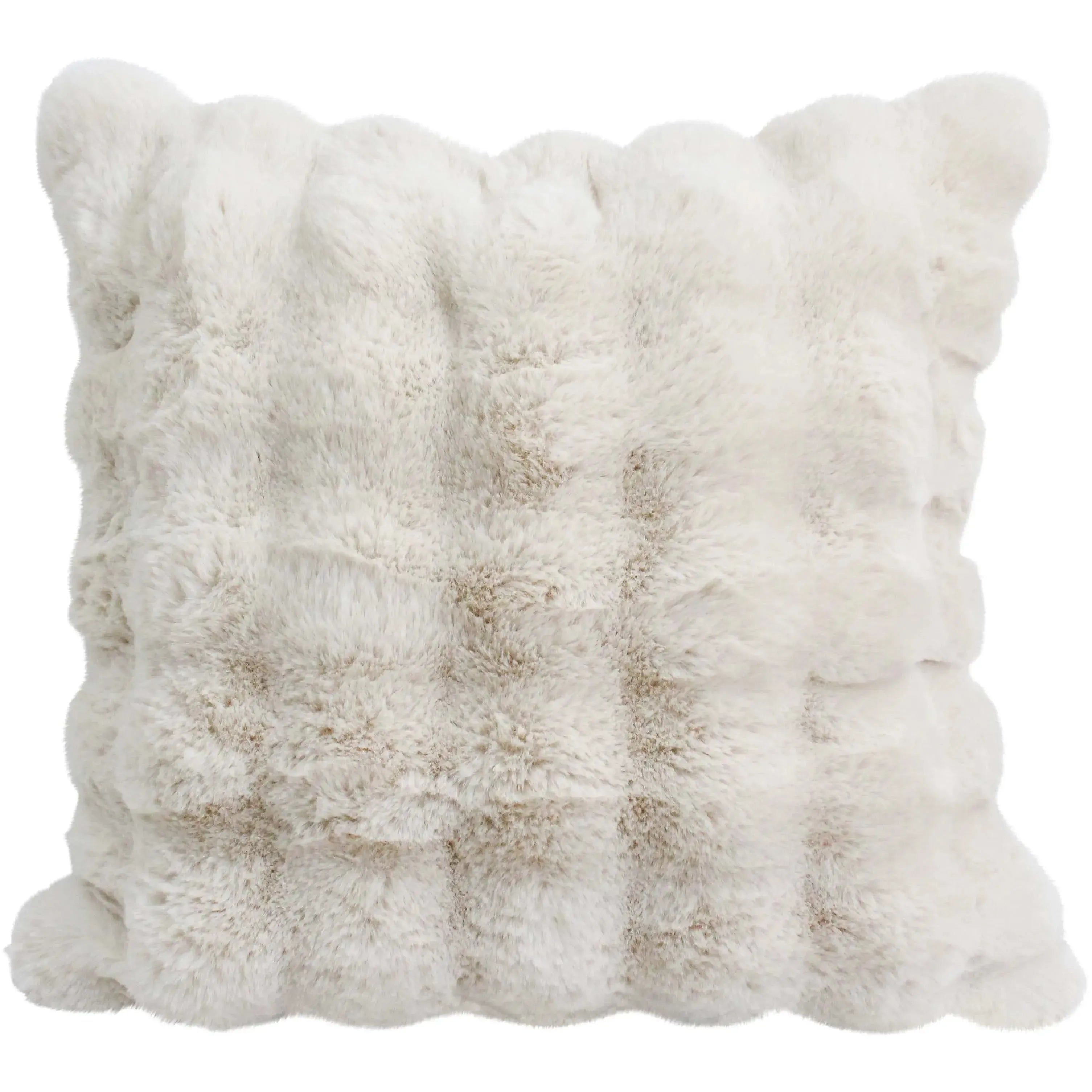 Cushion Lux Faux Fur Hamptons-Soft Furnishings-Lavida-The Bay Room