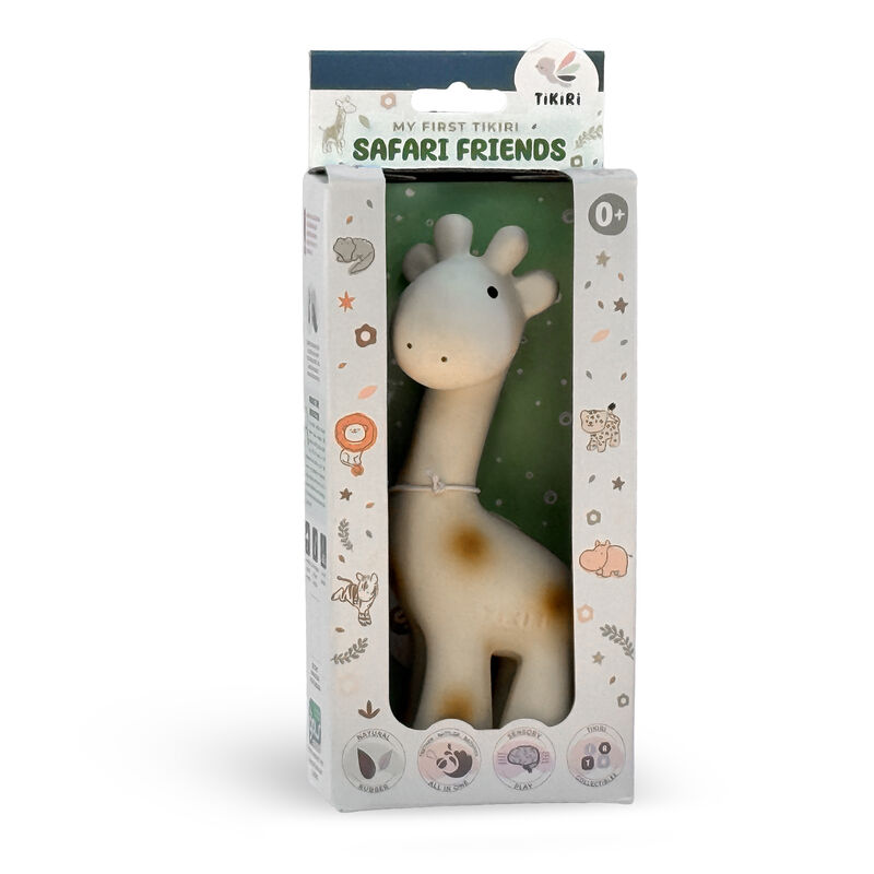 Giraffe Rubber Teether Rattle & Bath Toy