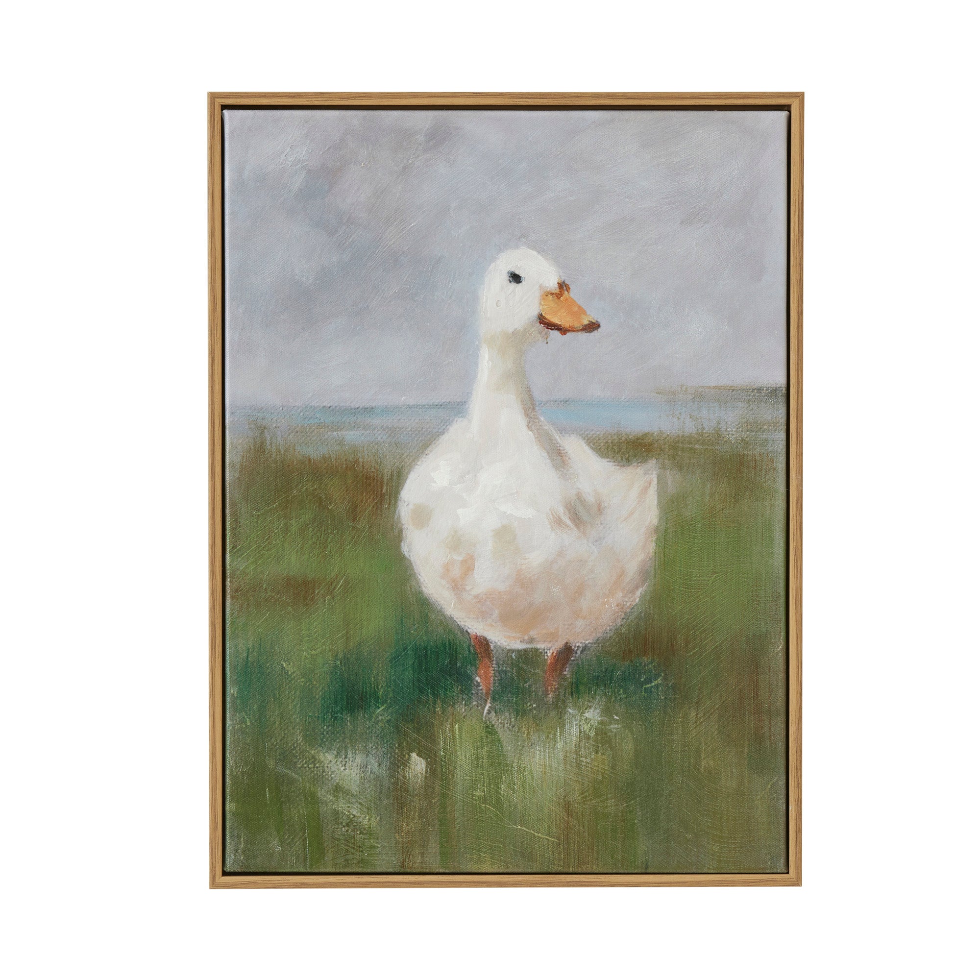 Daffy Oak Frame Oil Painting 30x40cm-Wall Decor-Coast To Coast Home-The Bay Room