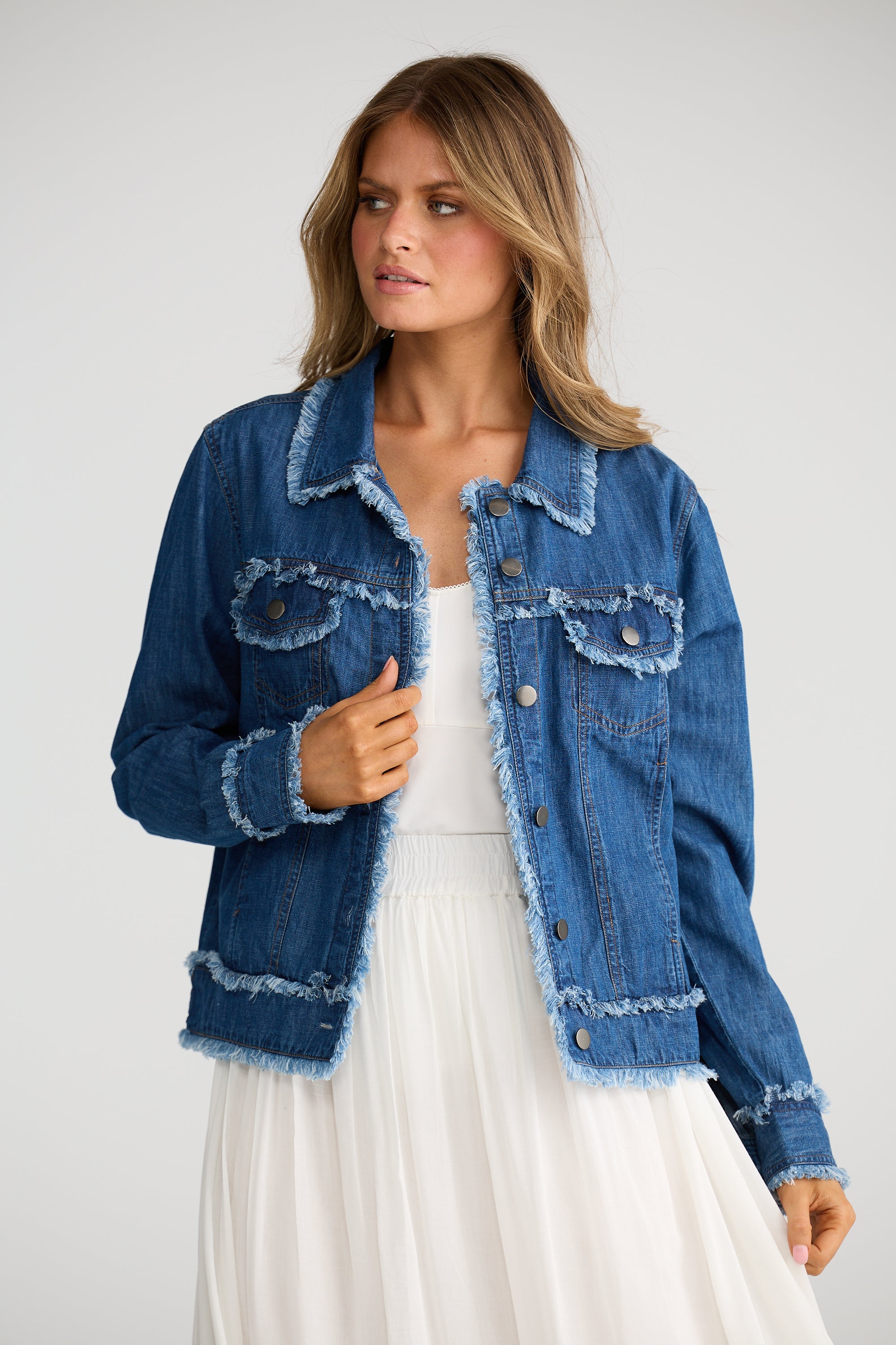 Daintree Jacket - Mid Denim-Jackets, Coats & Vests-Talisman-The Bay Room