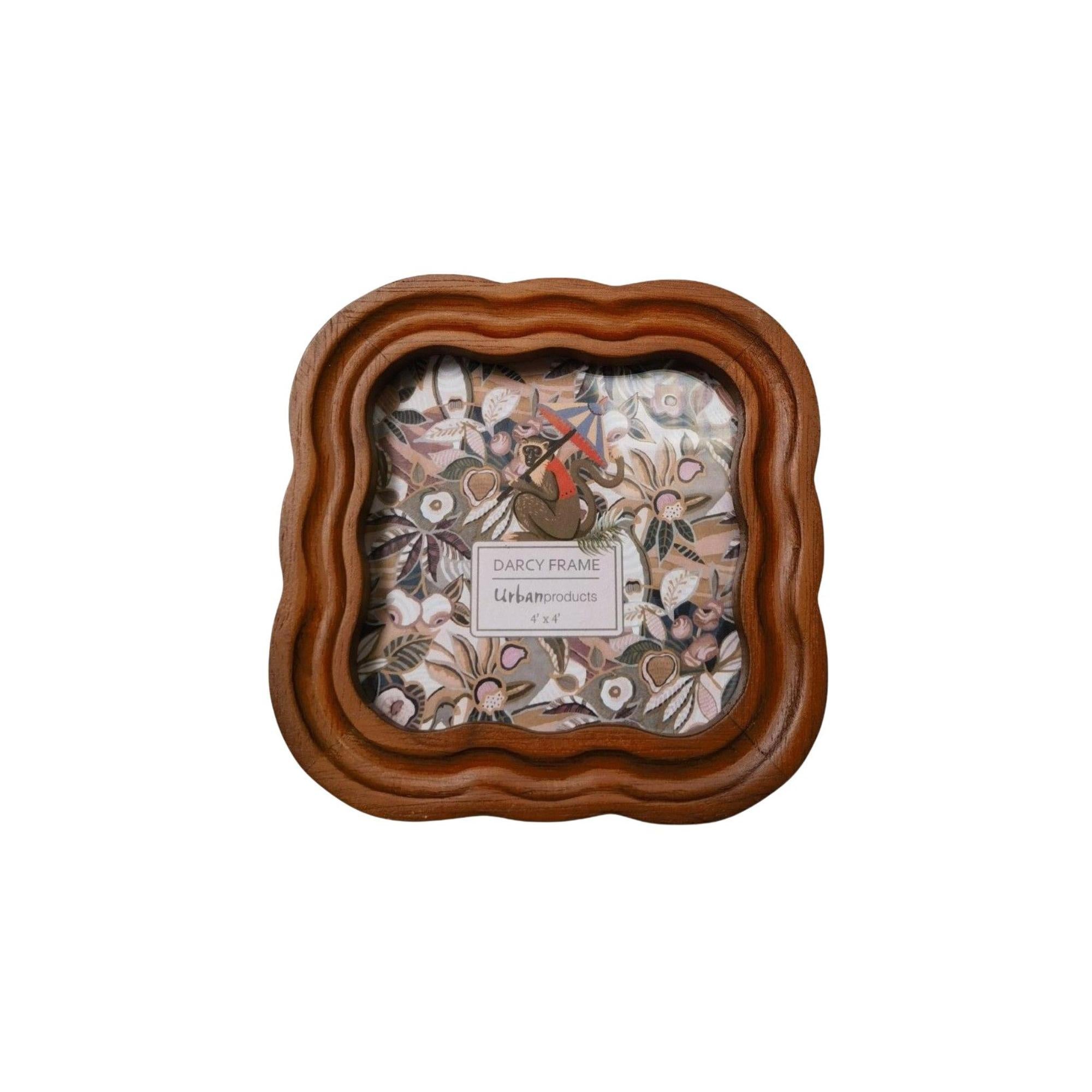 Darcy Curve Frame Natural 4x4"-Decor Items-Urban Products-The Bay Room