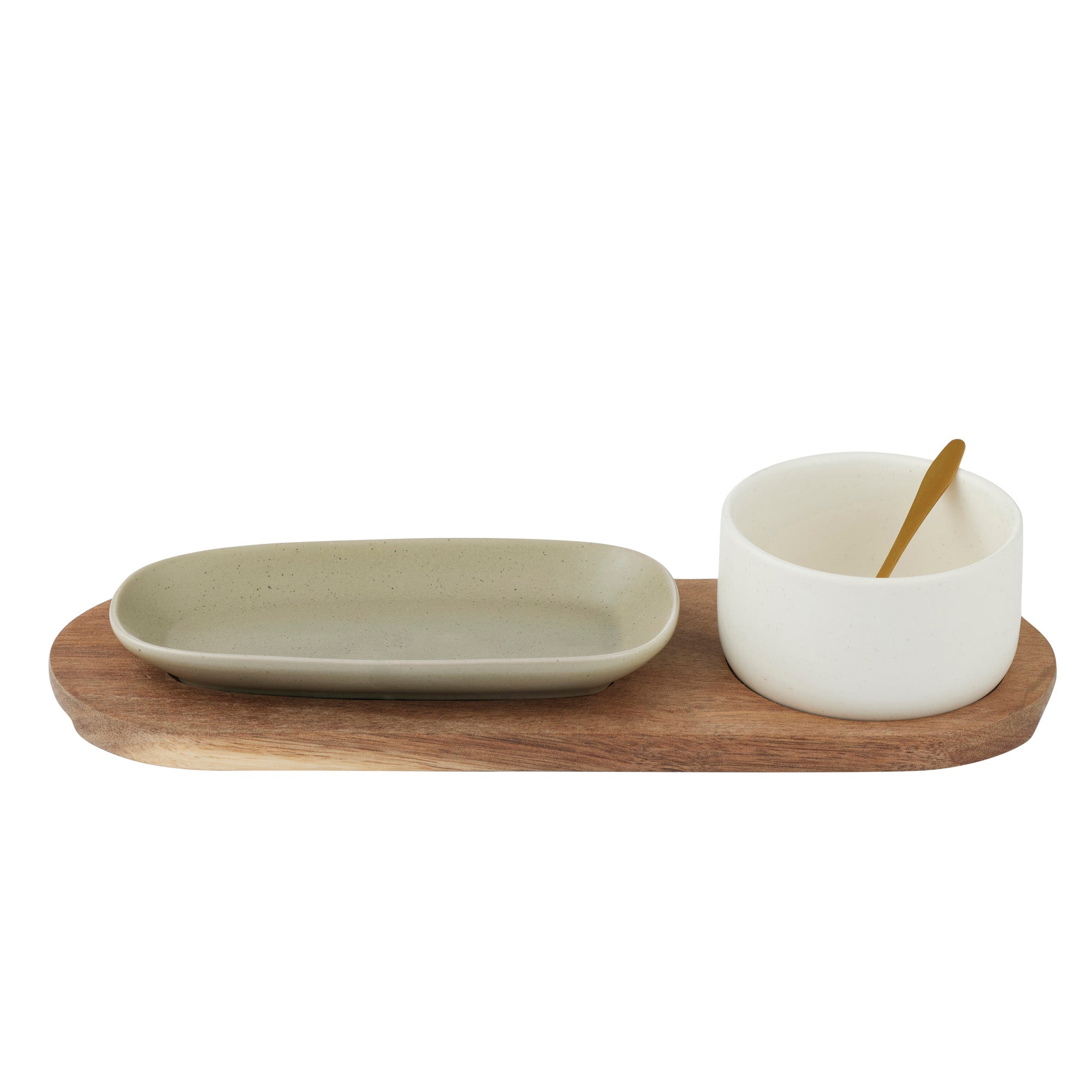Dawn 4pc Serving Set 10x30x6.5cm Sage-Dining & Entertaining-Coast To Coast Home-The Bay Room