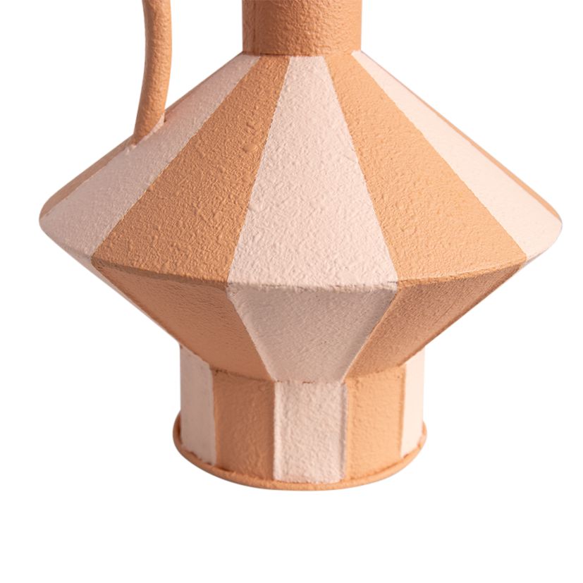 Decorative Metal Funnel Vase with Handle-Pots, Planters & Vases-DWBH-The Bay Room