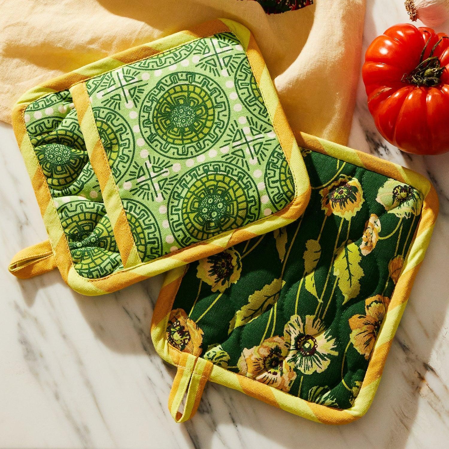 Delphine Pot Holder Set-Kitchenware-Sage & Clare-The Bay Room