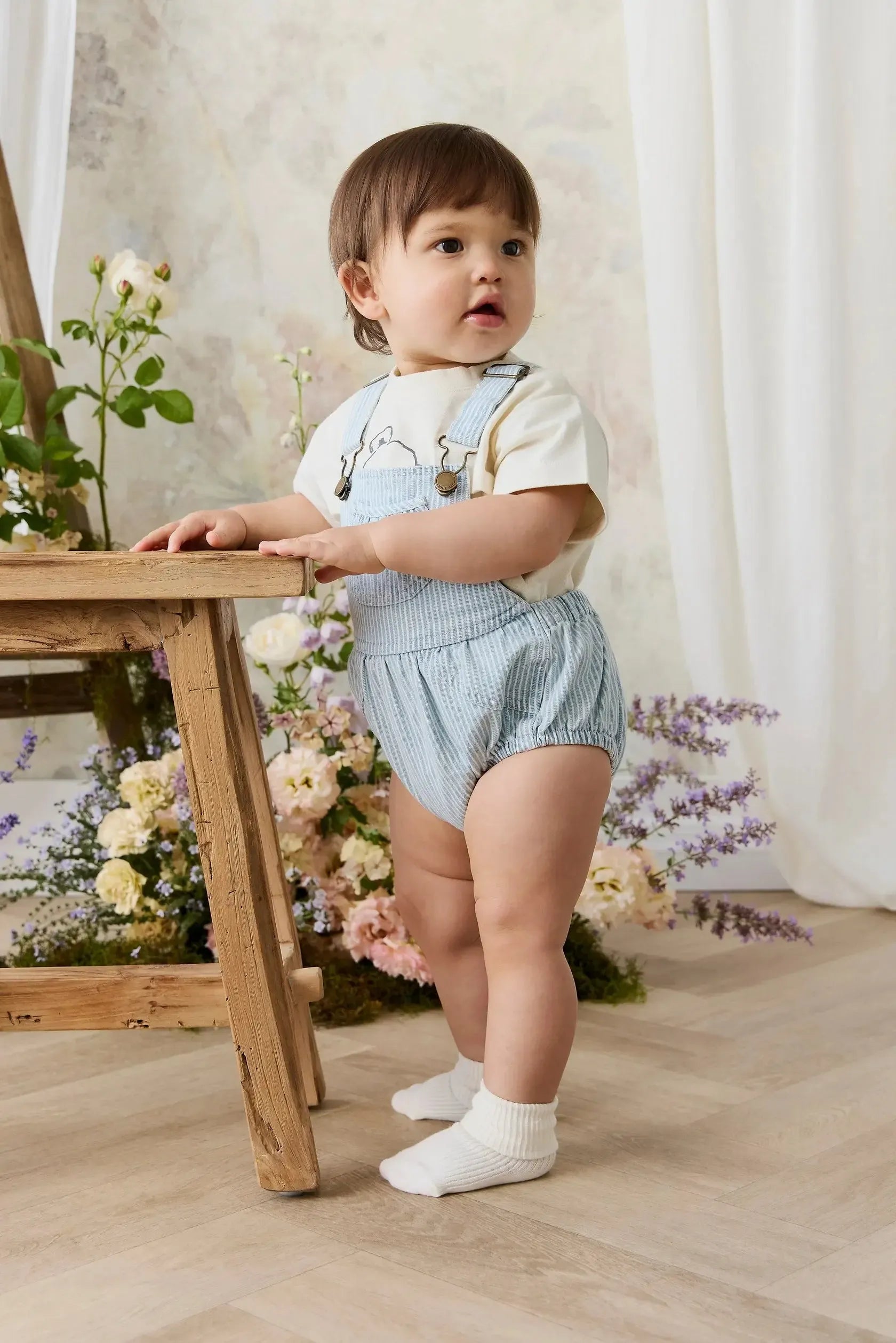 Denver Playsuit - Sunday Stripe-Clothing & Accessories-Jamie Kay-The Bay Room